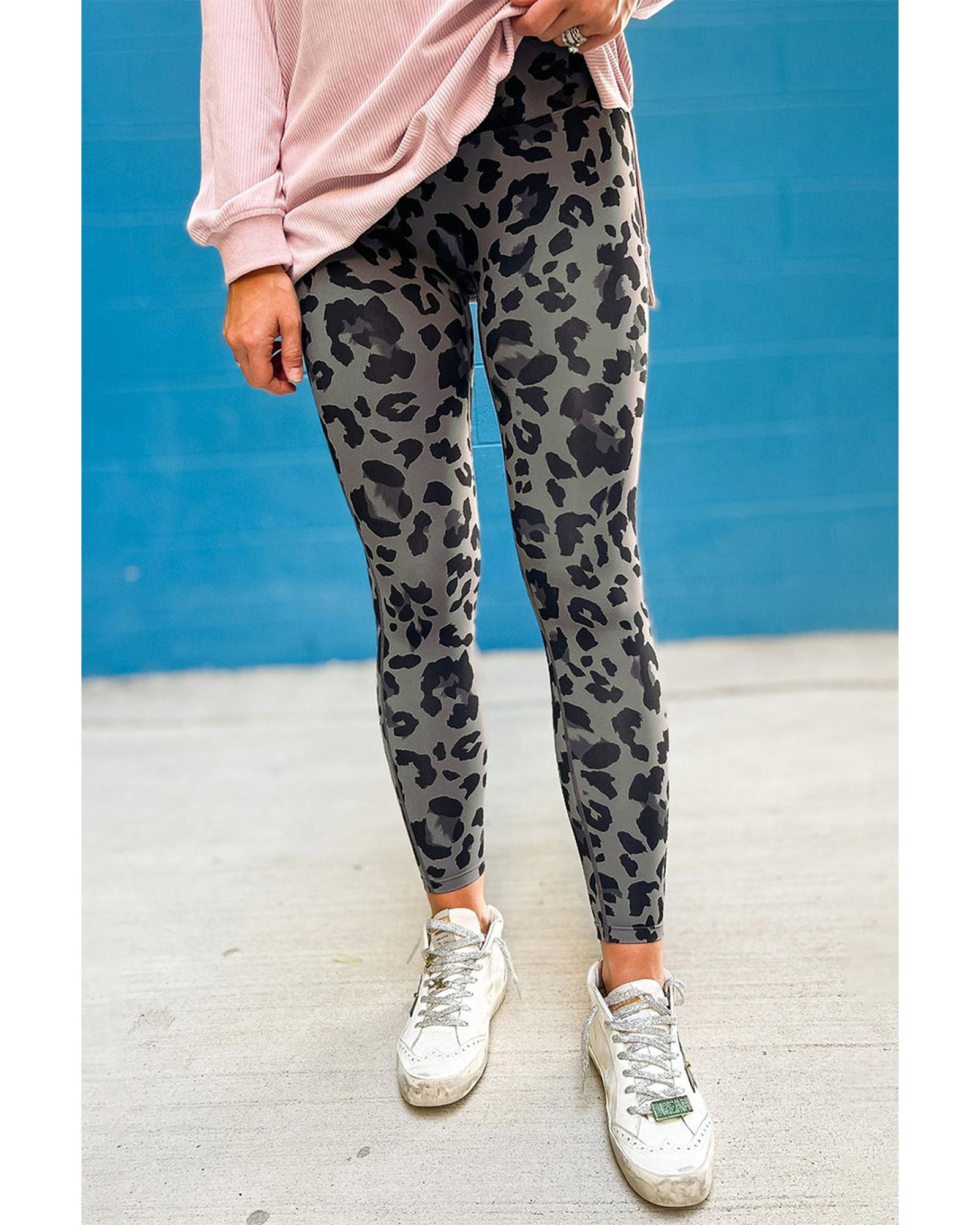 Azura Exchange Leopard Print Active Leggings - M 5