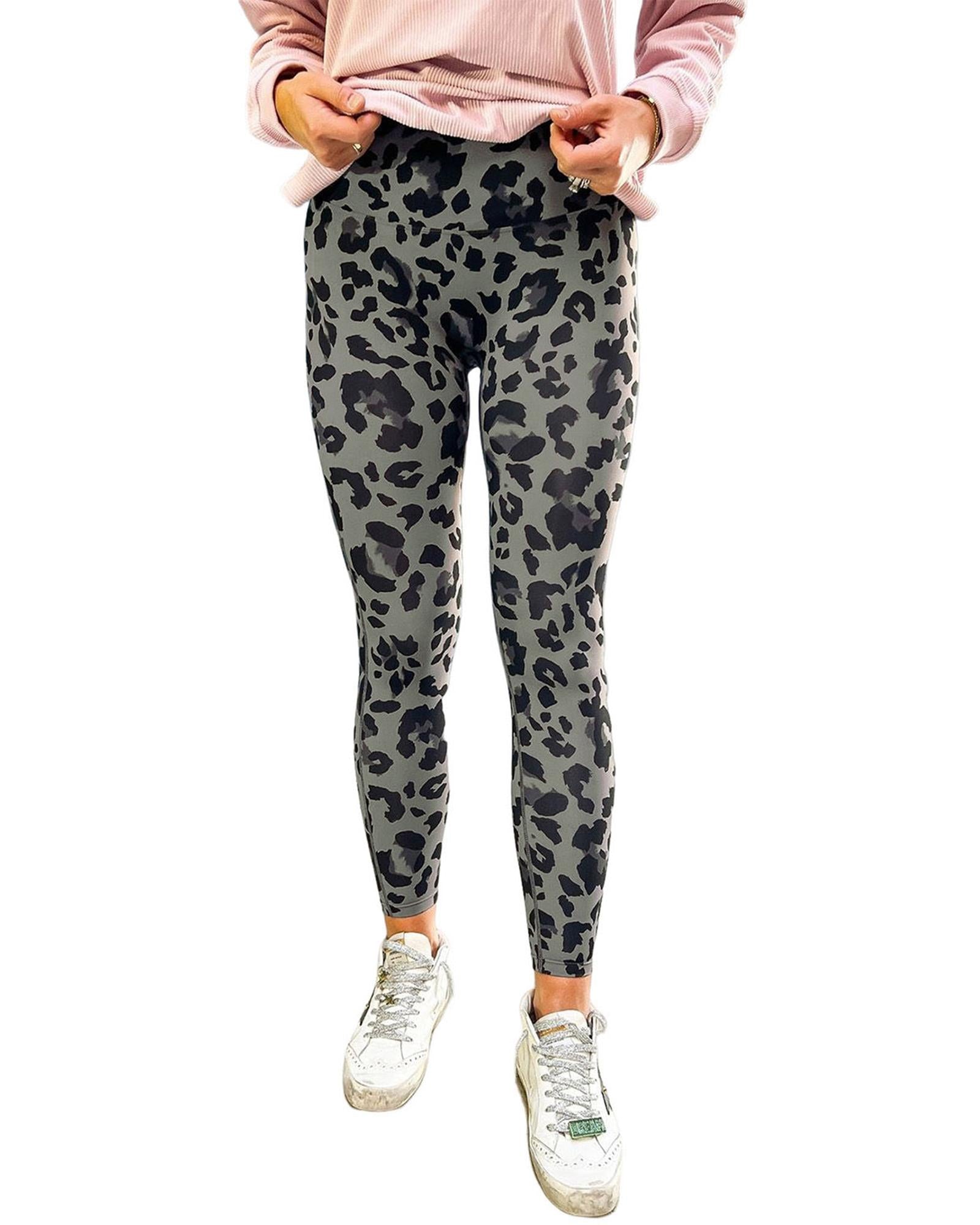 Azura Exchange Leopard Print Active Leggings - XL 3