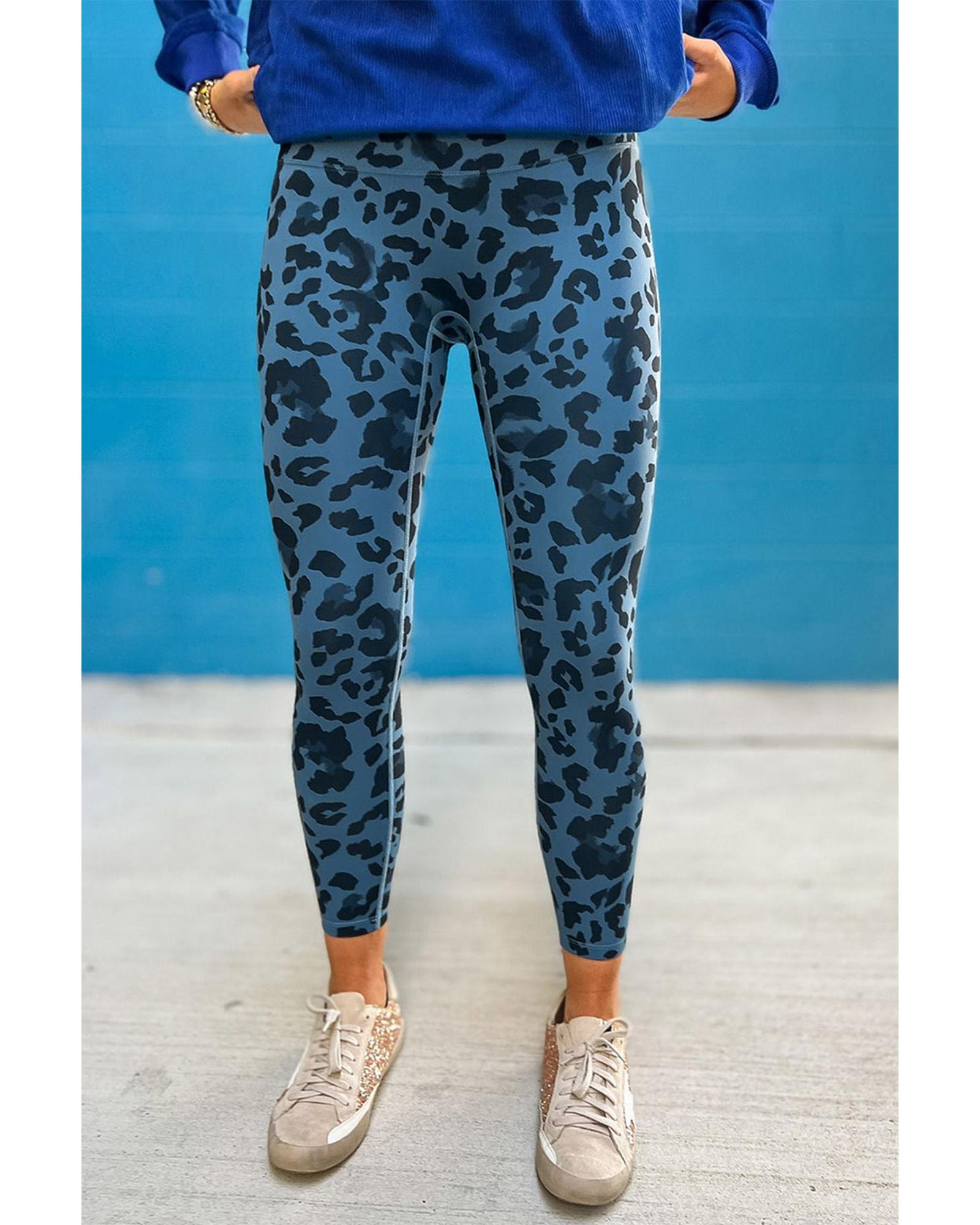 Azura Exchange Leopard Print Active Leggings - M 4