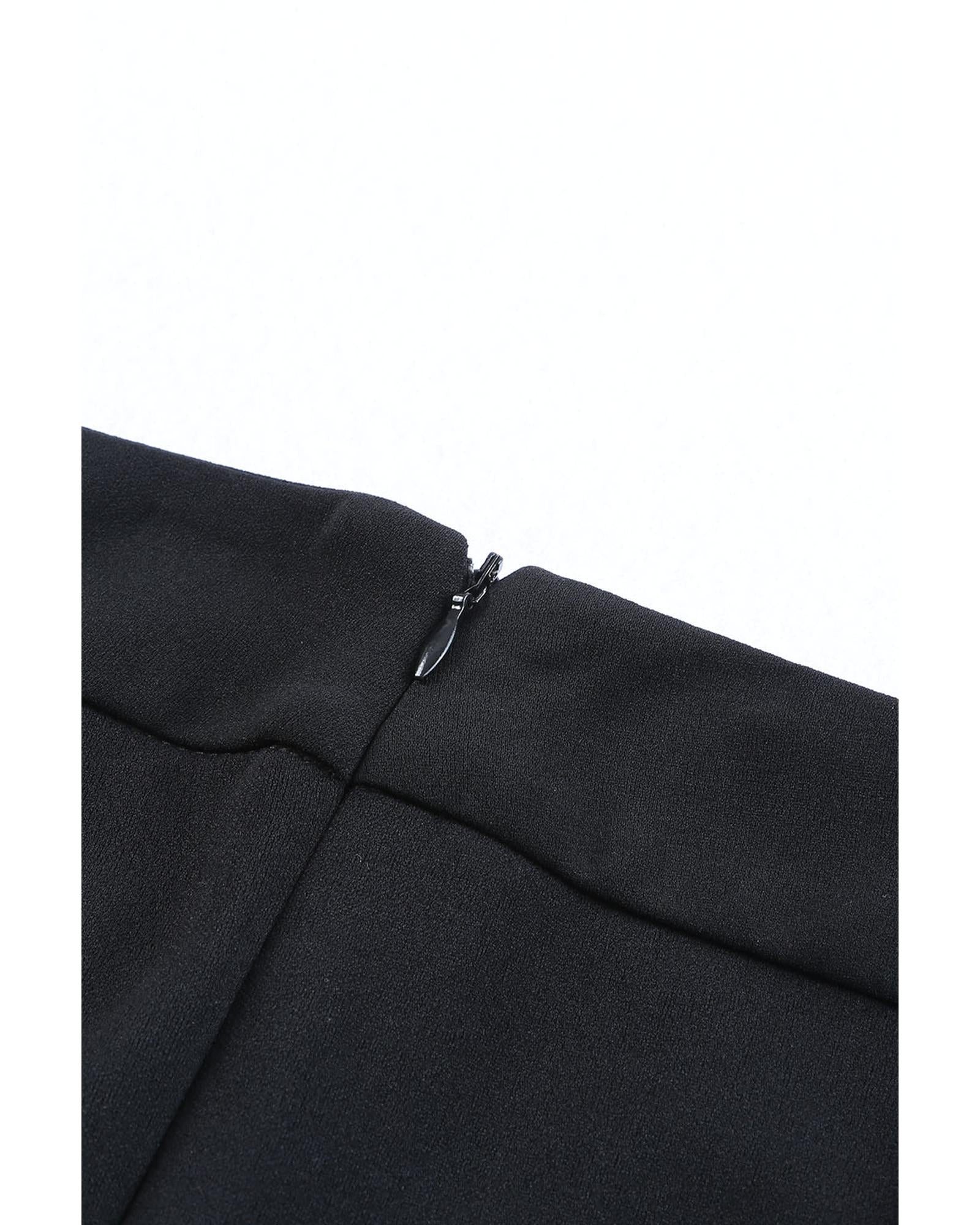 Azura Exchange High Waist Split Hem Pants - S 3