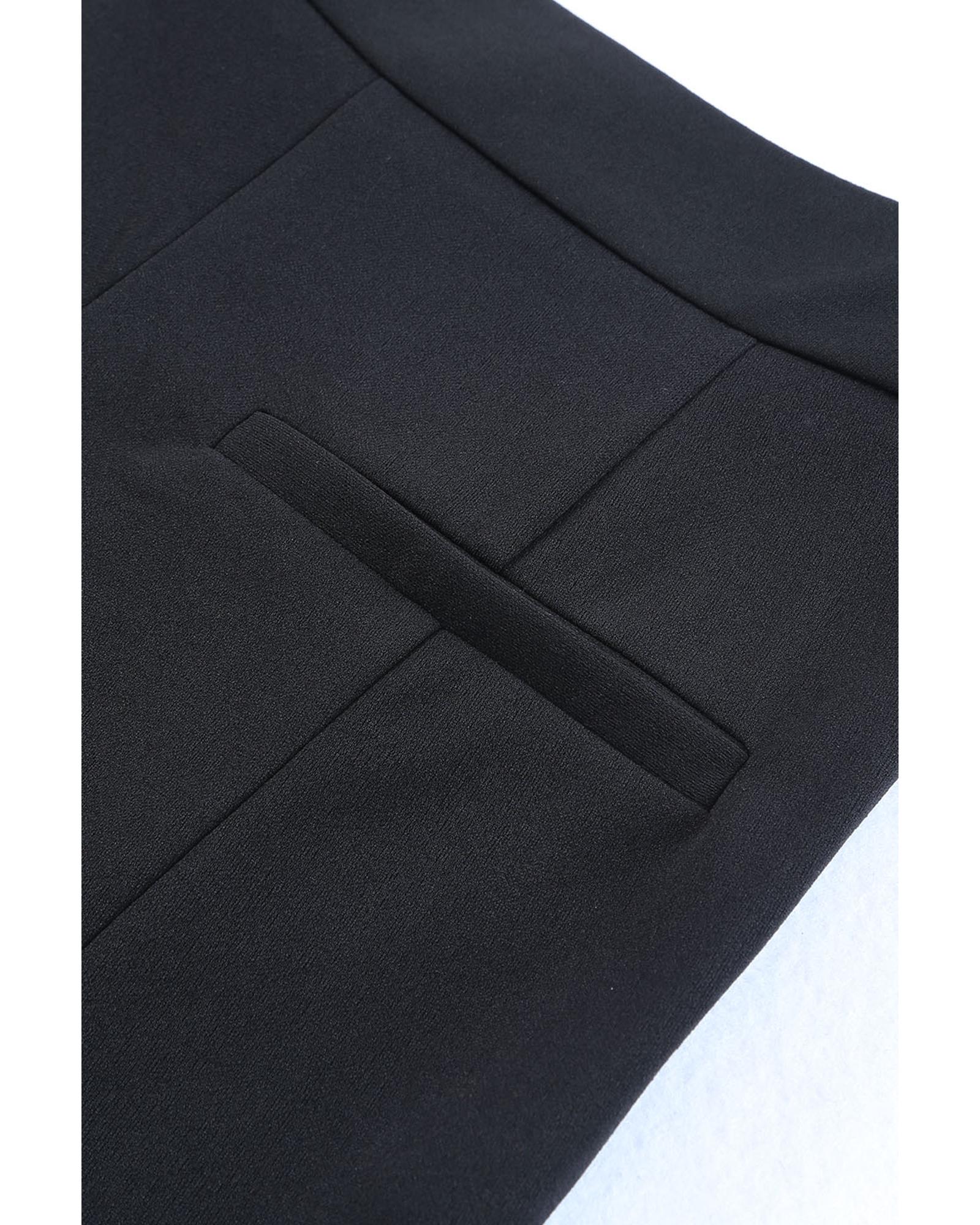 Azura Exchange High Waist Split Hem Pants - S 5