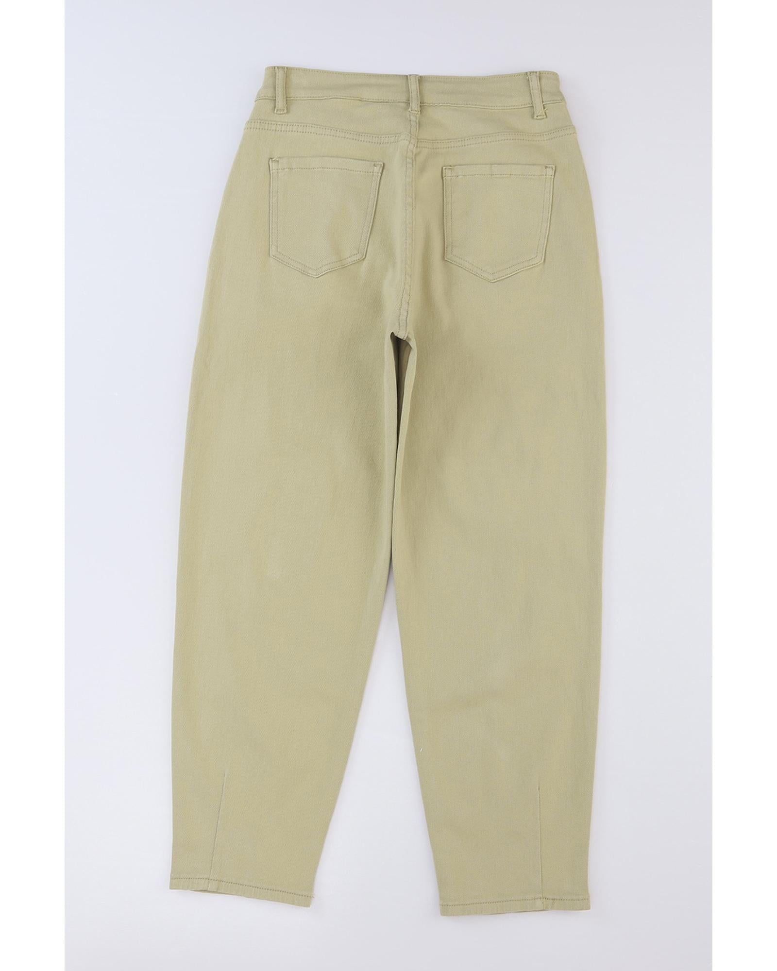 Azura Exchange Solid High Waist Casual Pants - 8 US