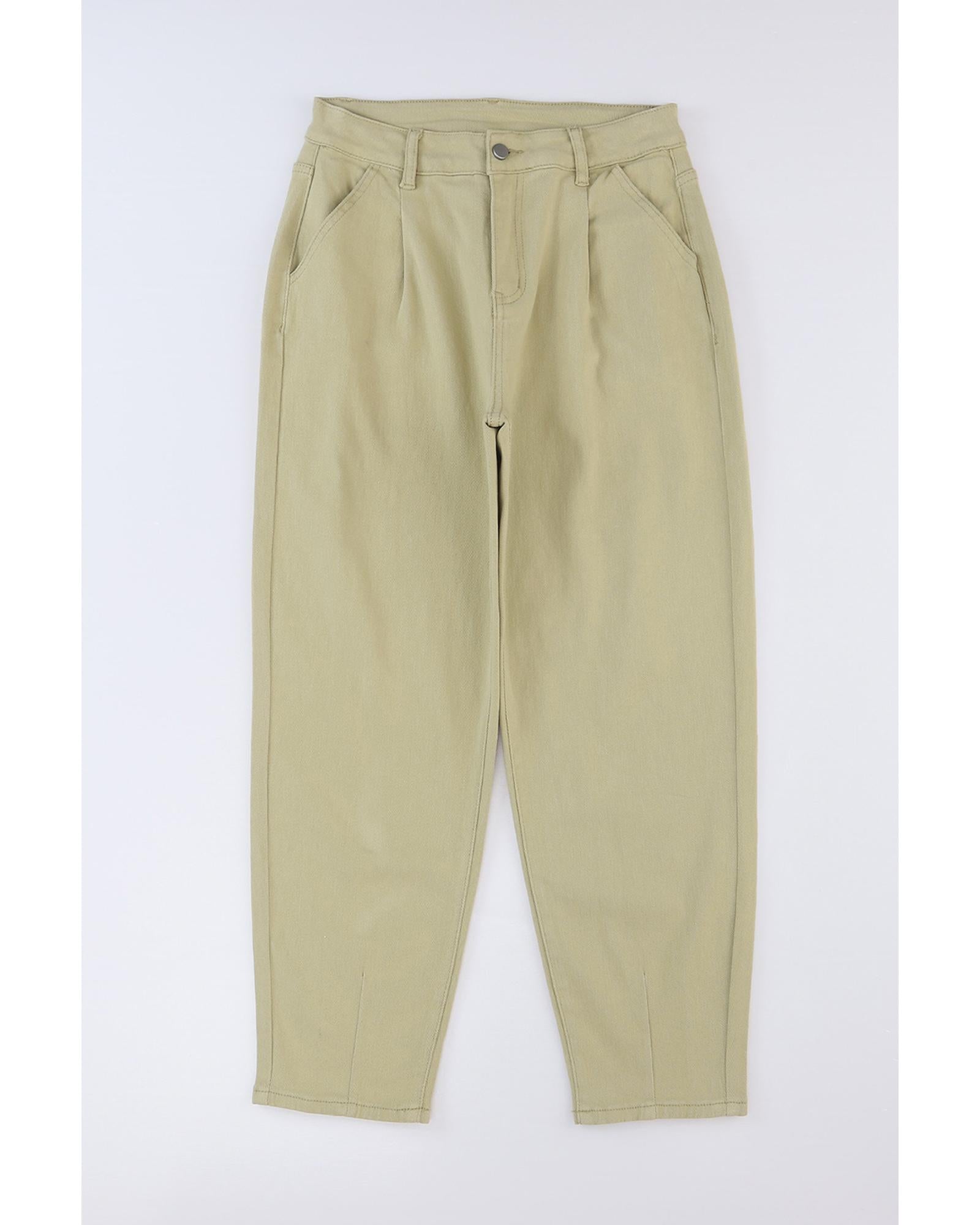 Azura Exchange Solid High Waist Casual Pants - 8 US 8