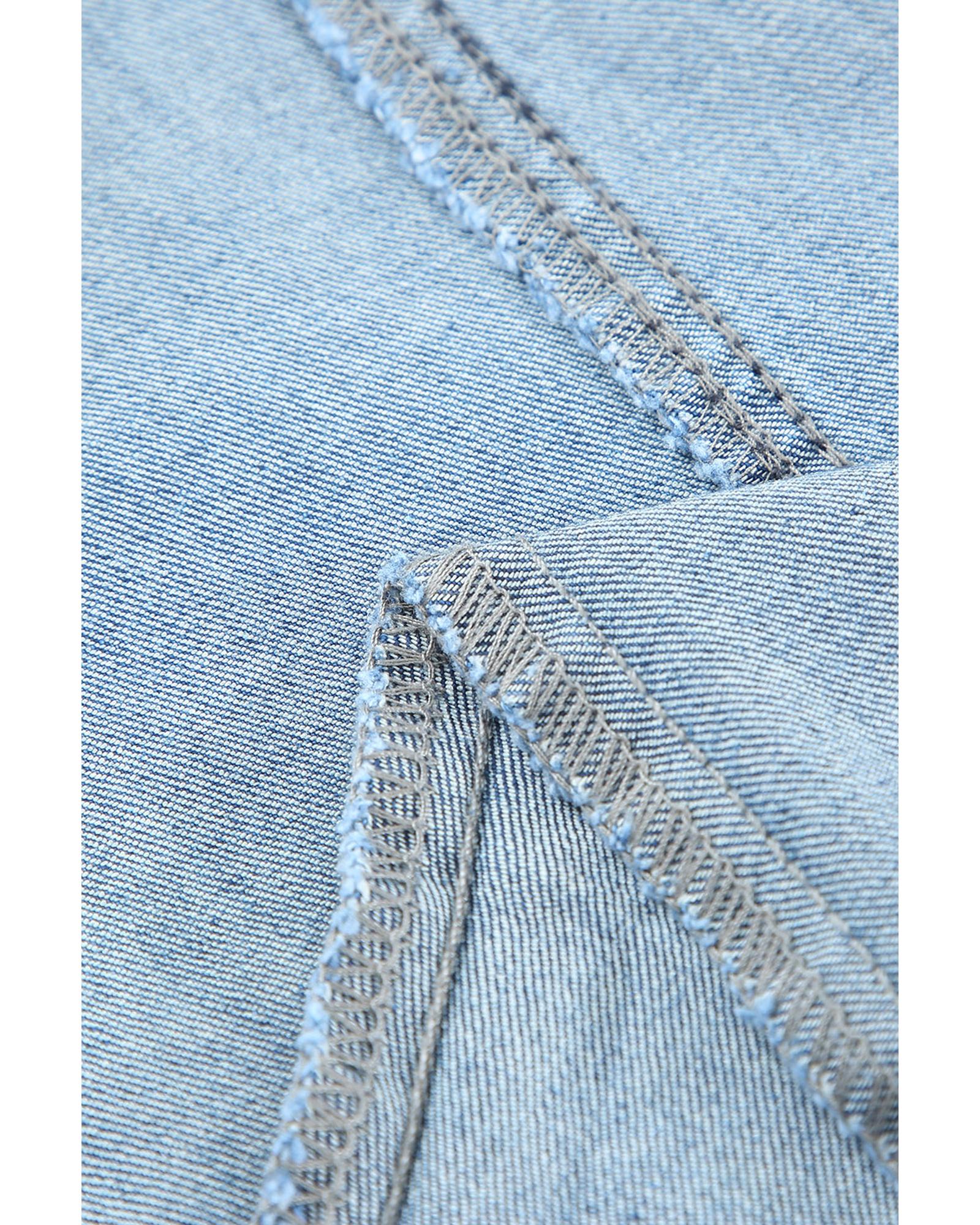 Azura Exchange Distressed Bell Bottom Denim Pants - S 5