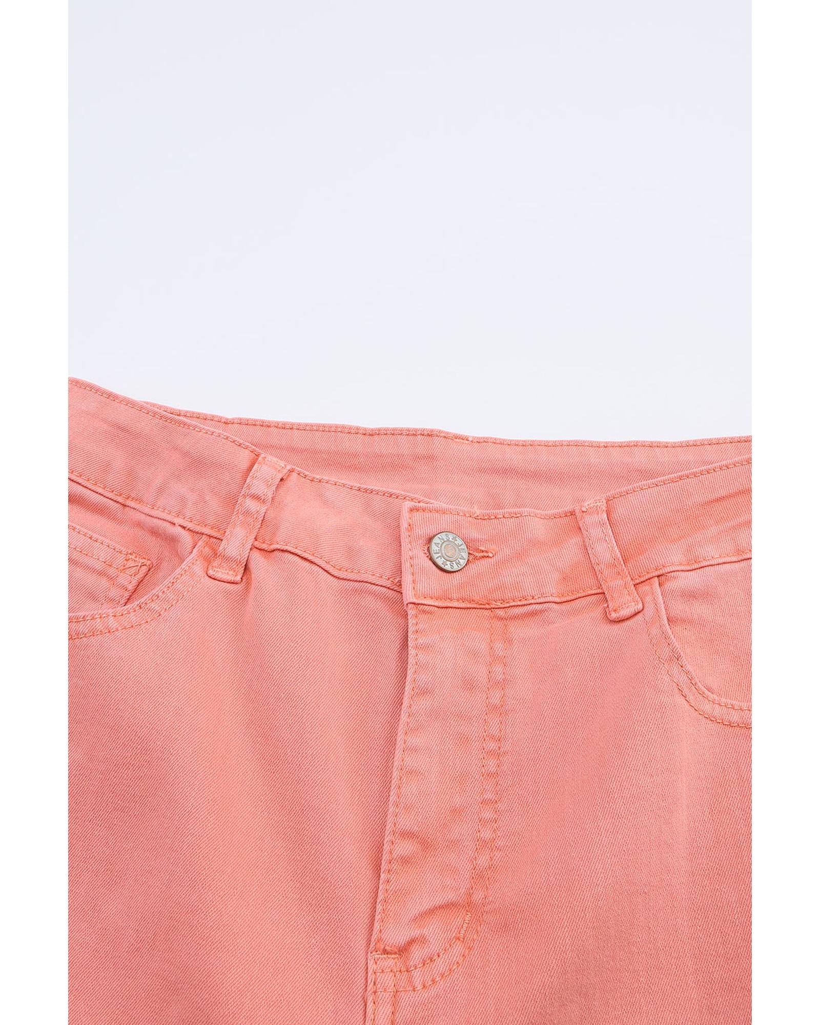 Azura Exchange Ripped Straight Leg Pocket Jeans - 8 US 5