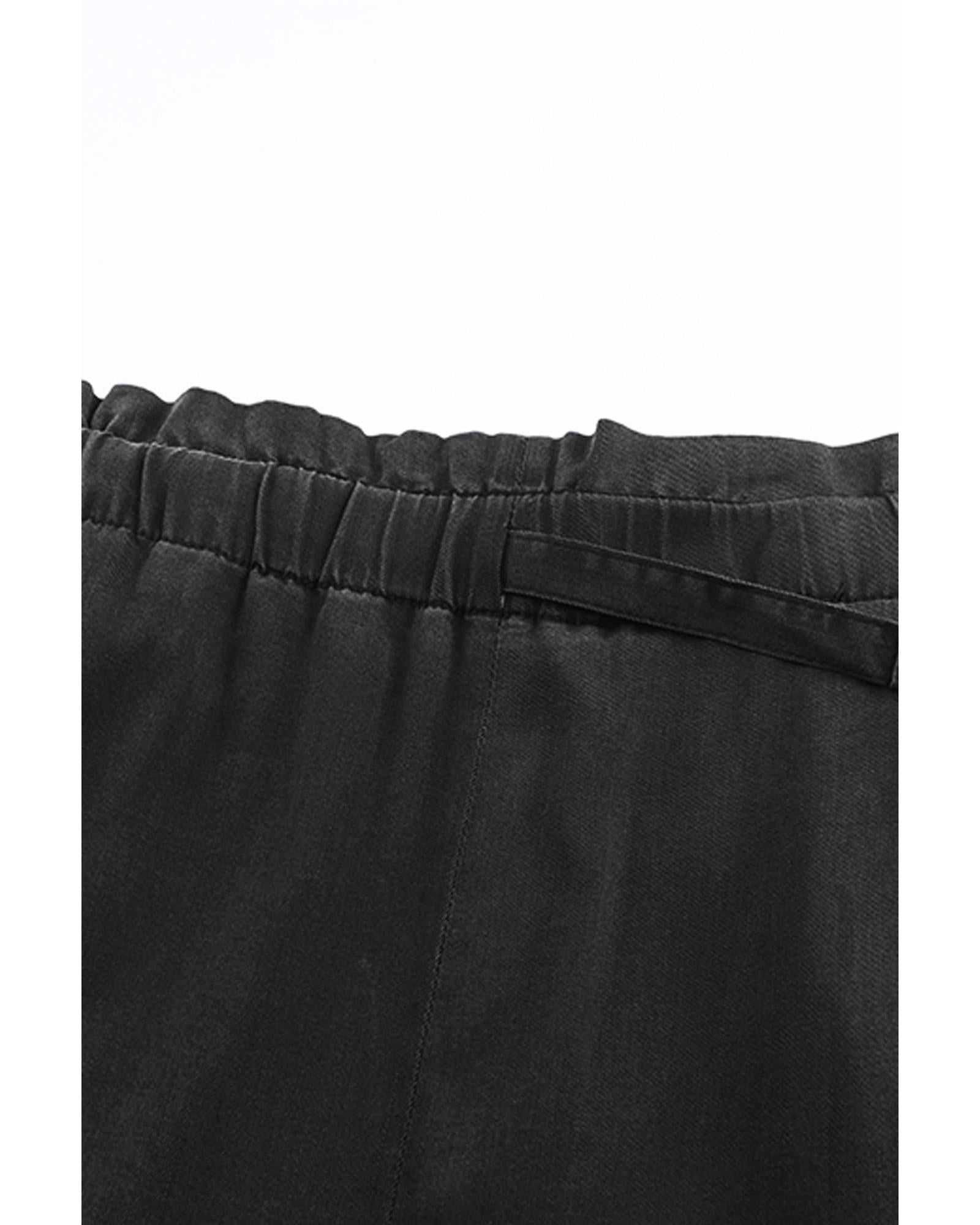 Azura Exchange Pocketed Wide Leg Tencel Jeans - 18 US 5