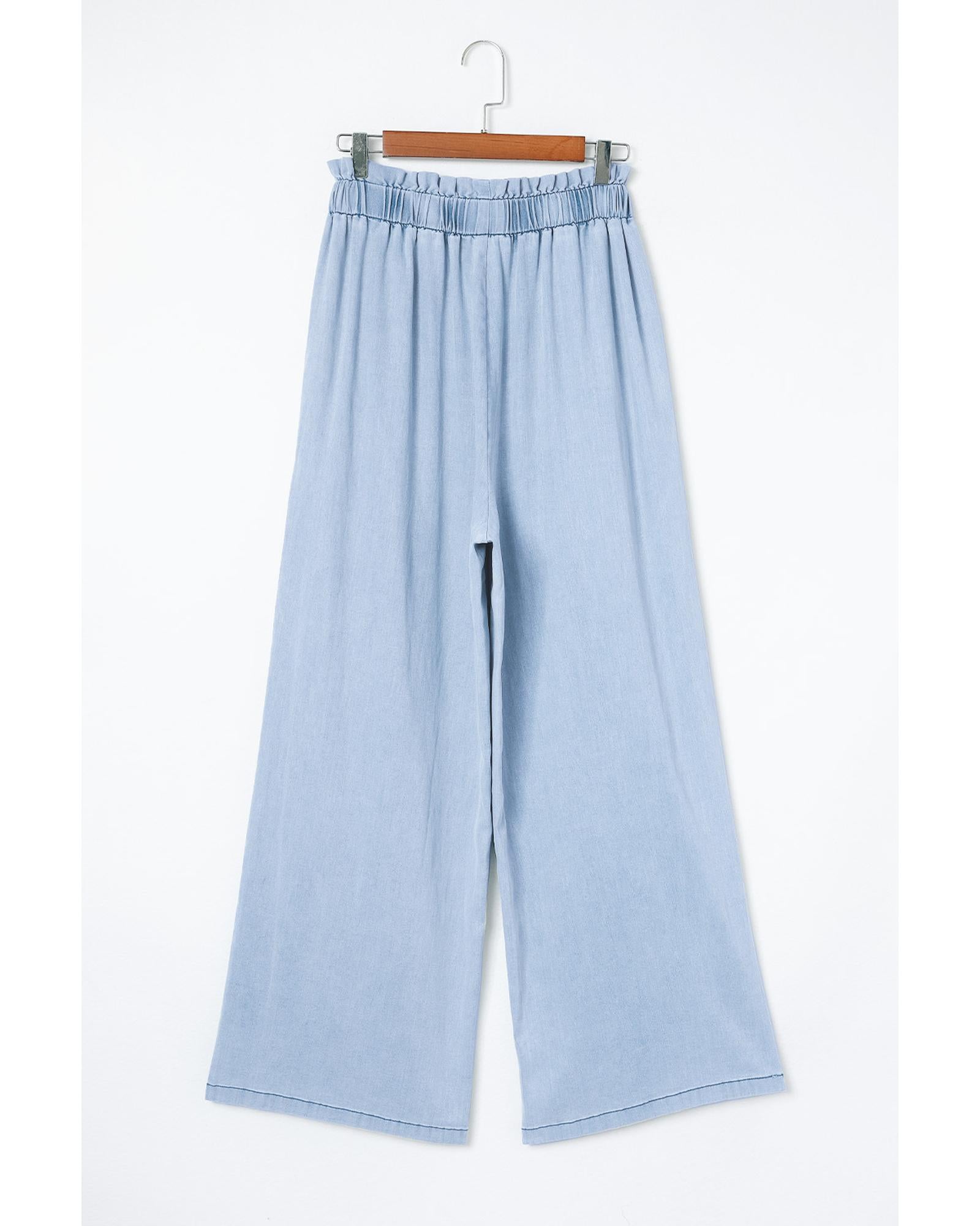 Azura Exchange High Waist Wide Leg Tencel Jeans - 14 US 5