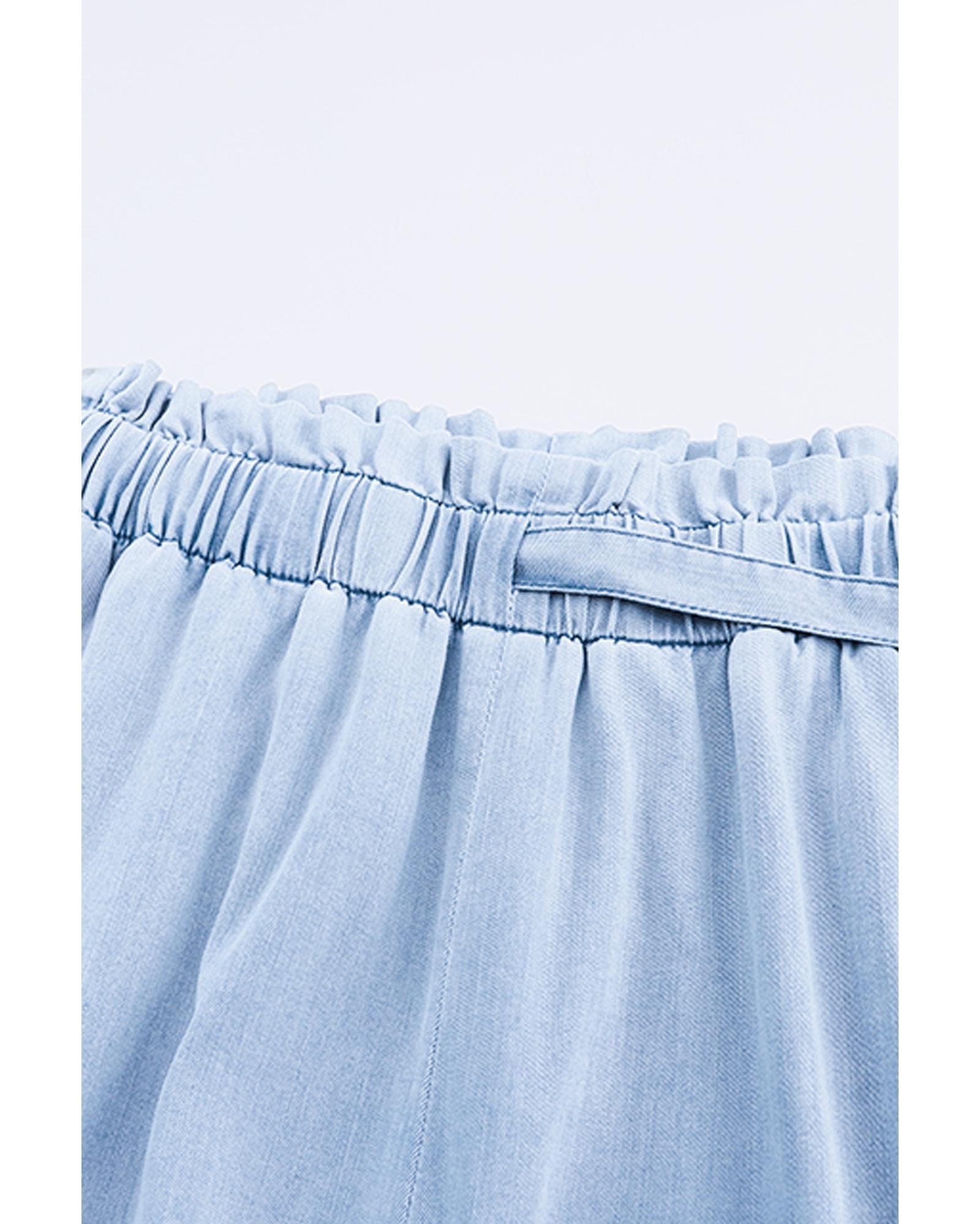 Azura Exchange High Waist Wide Leg Tencel Jeans - 16 US 7
