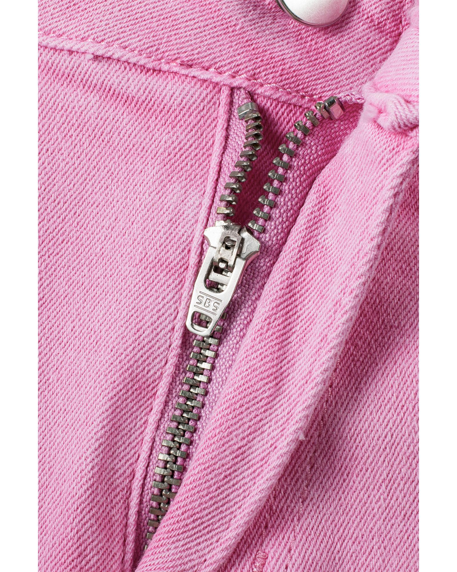 Pink Frayed Edge Mid Rise Denim Shorts - 16 US 8
