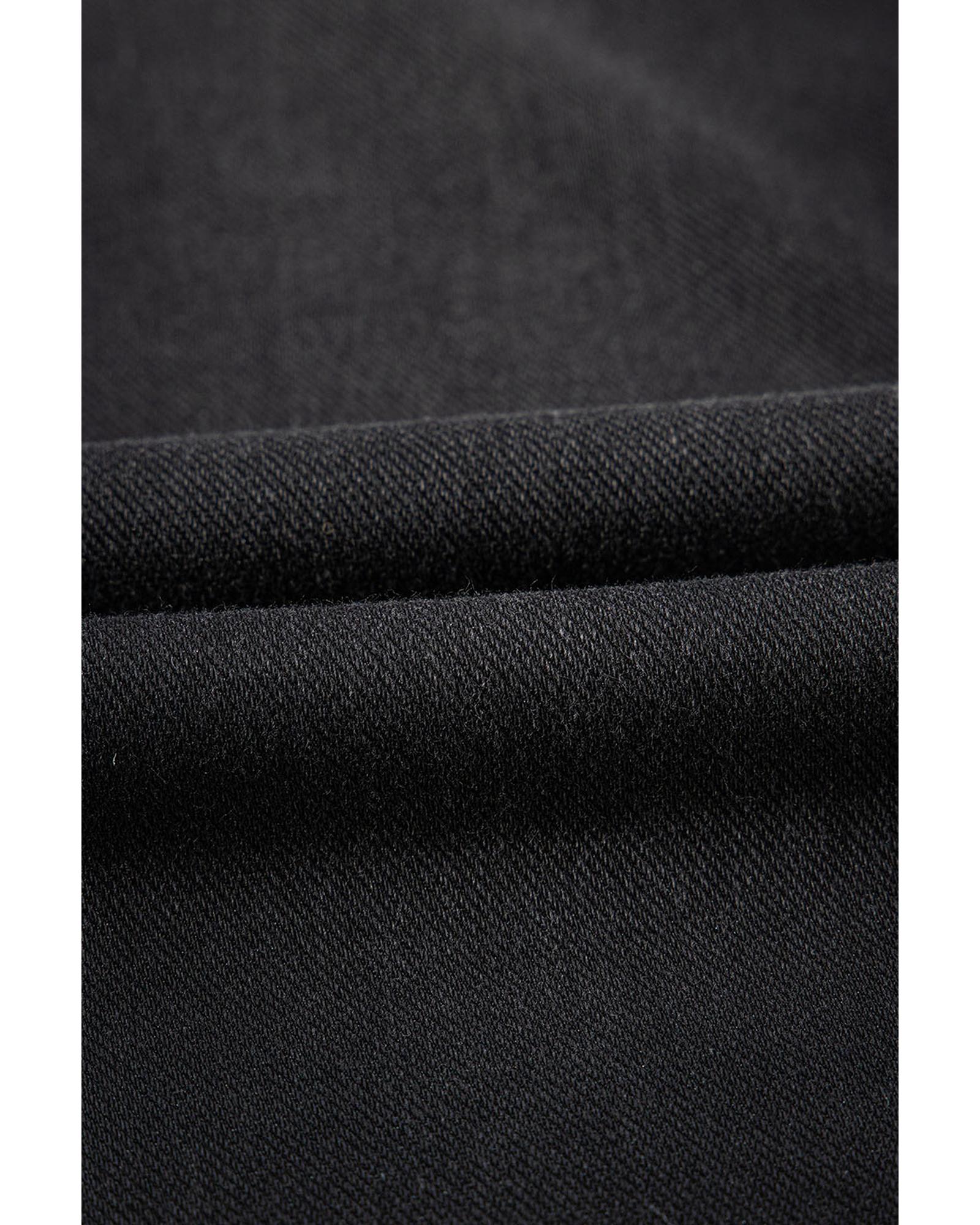 Black Arched Waist Stretchy Slim Fit Jeggings - S 7