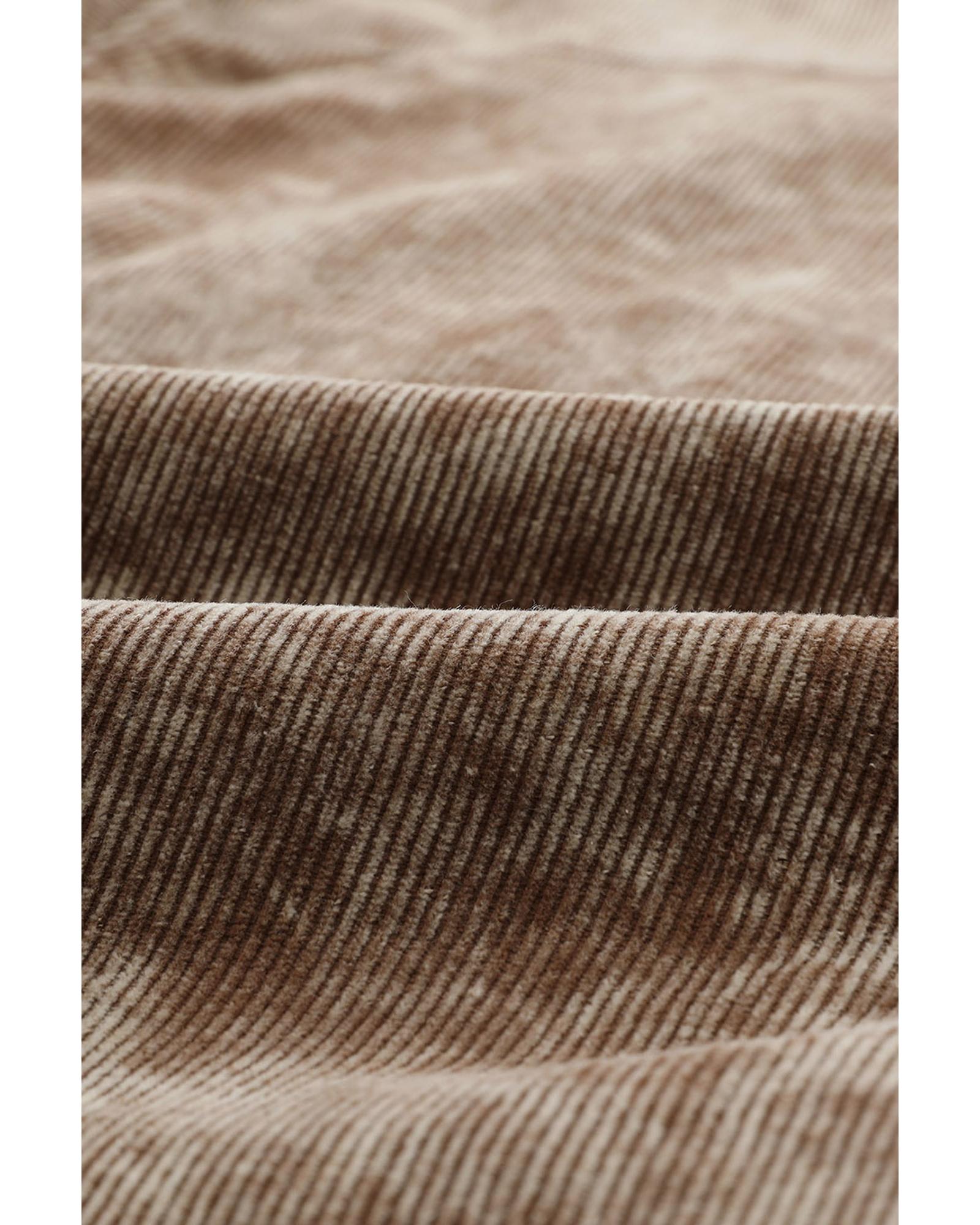 Khaki Vintage Distressed Mineral Wash Oversized Shacket - M 8