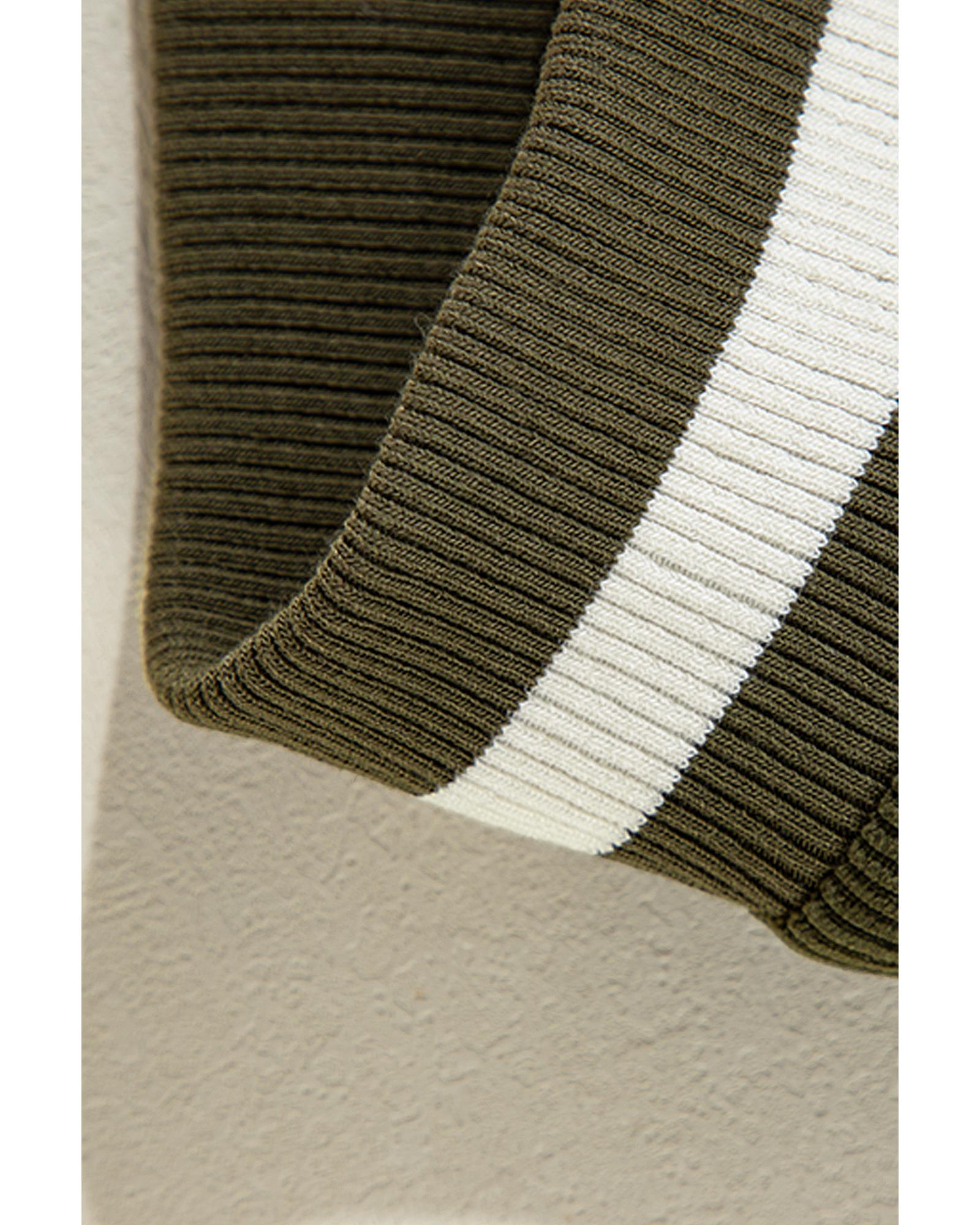 Mist Green Corduroy Fleece Patchwork Buttoned Bomber Jacket - XL 8