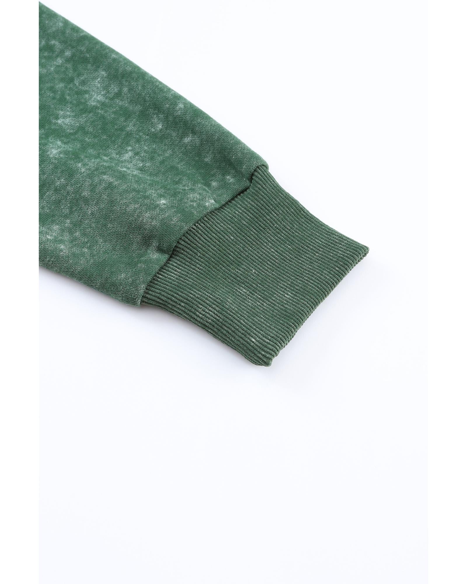 Green Vintage Washed Flap Pocket Button Shacket - XL 6