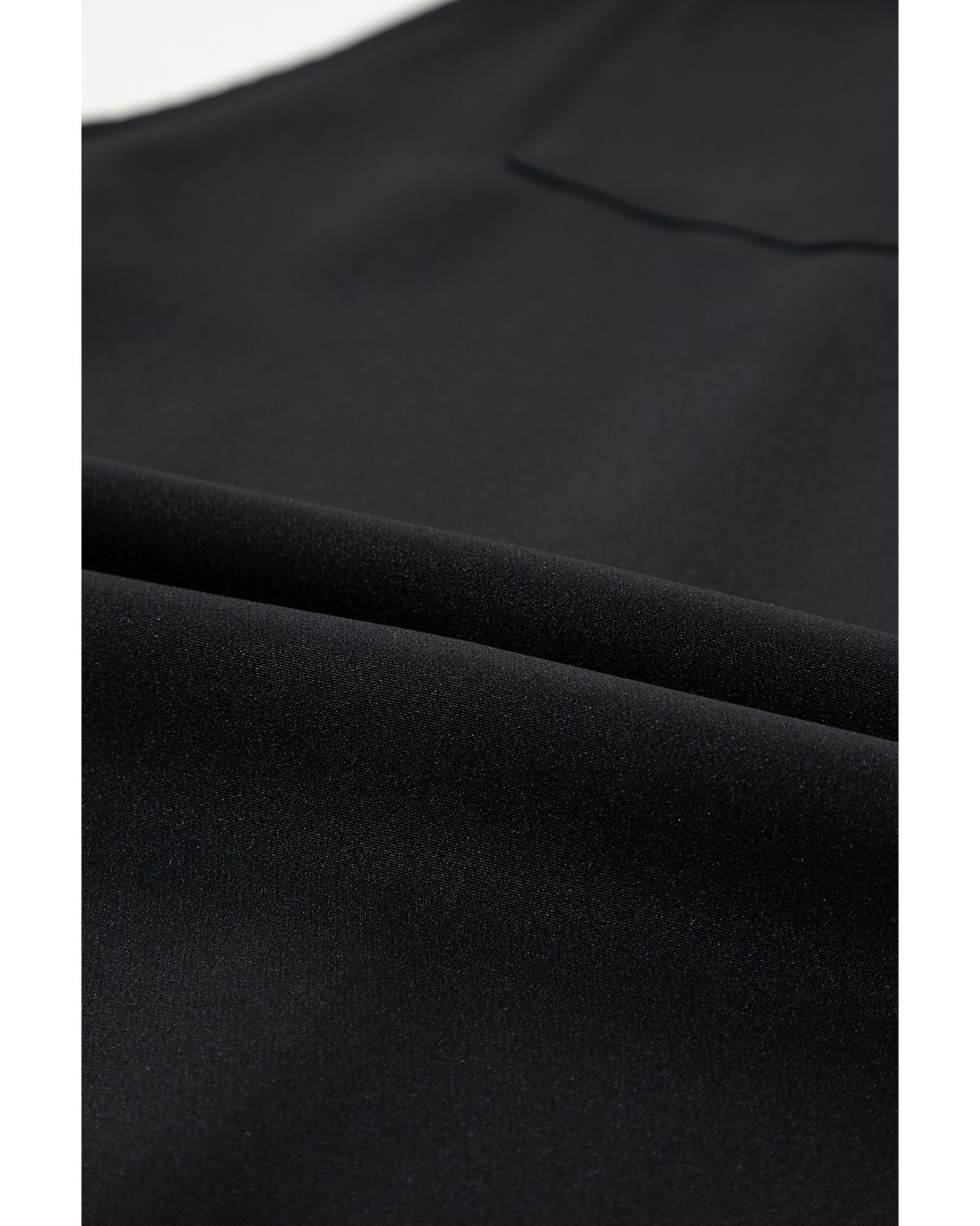 Black Solid Buttoned Straps Plus Size Overall Dress - 2X 8