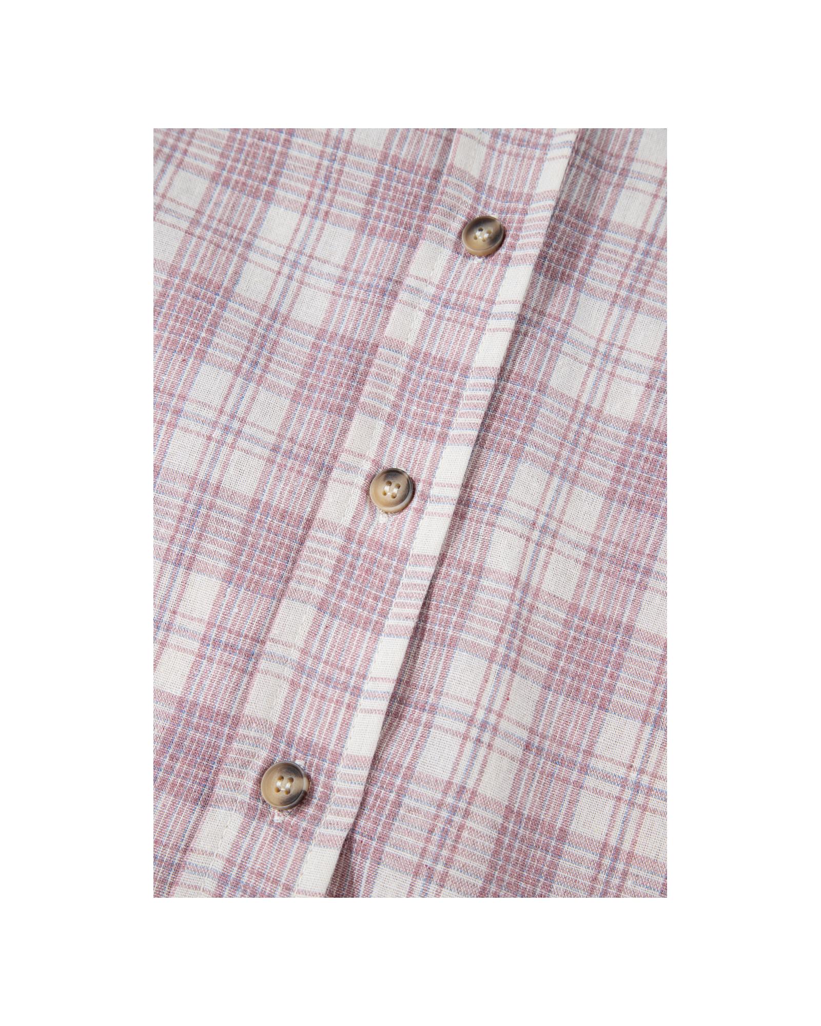 Bonbon Plaid Print Drawstring Hooded Button-up Plus Size Shirt - 3X