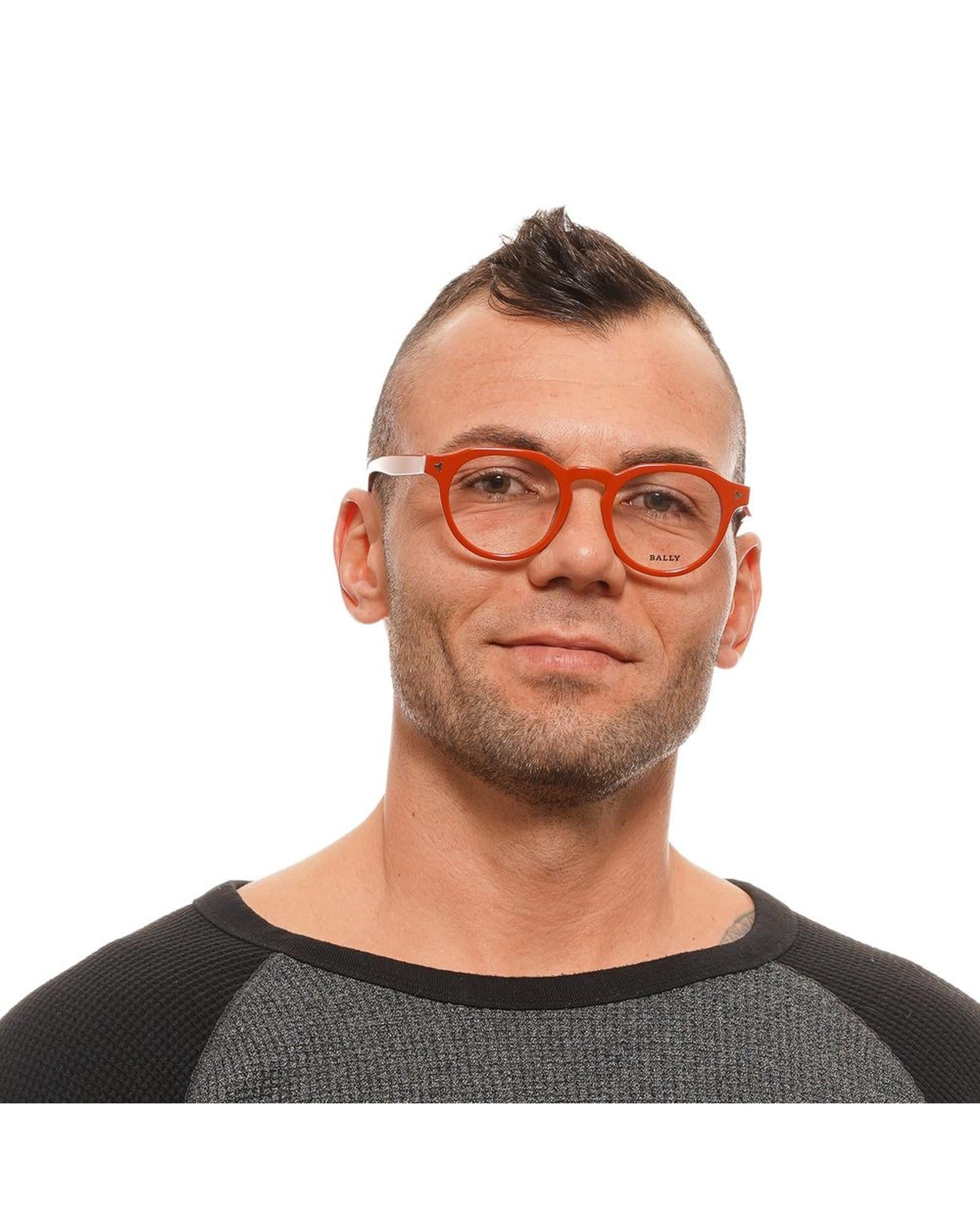 Bally Men's Orange  Optical Frames - One Size 4