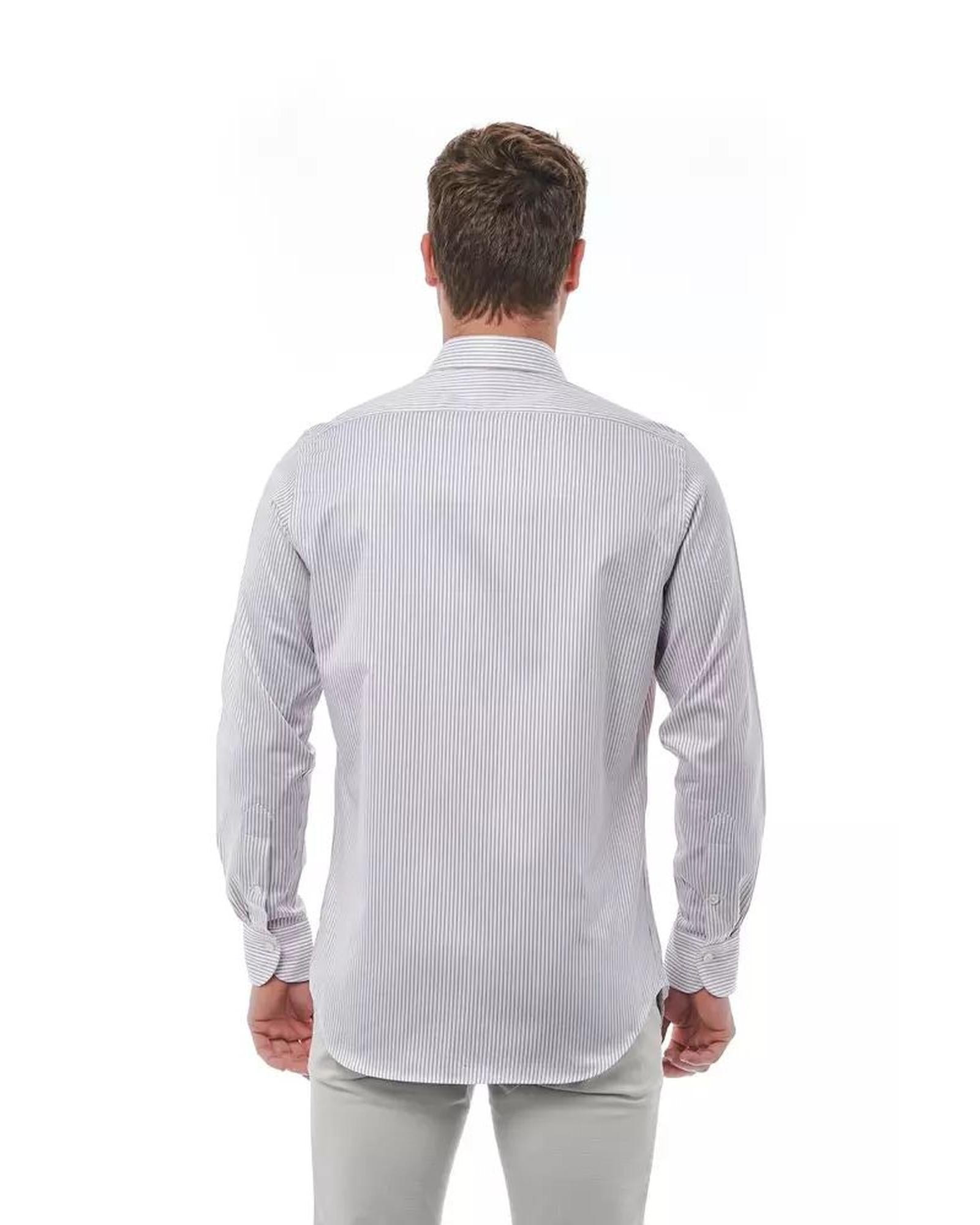 Bagutta Men's White Cotton Shirt - S 4