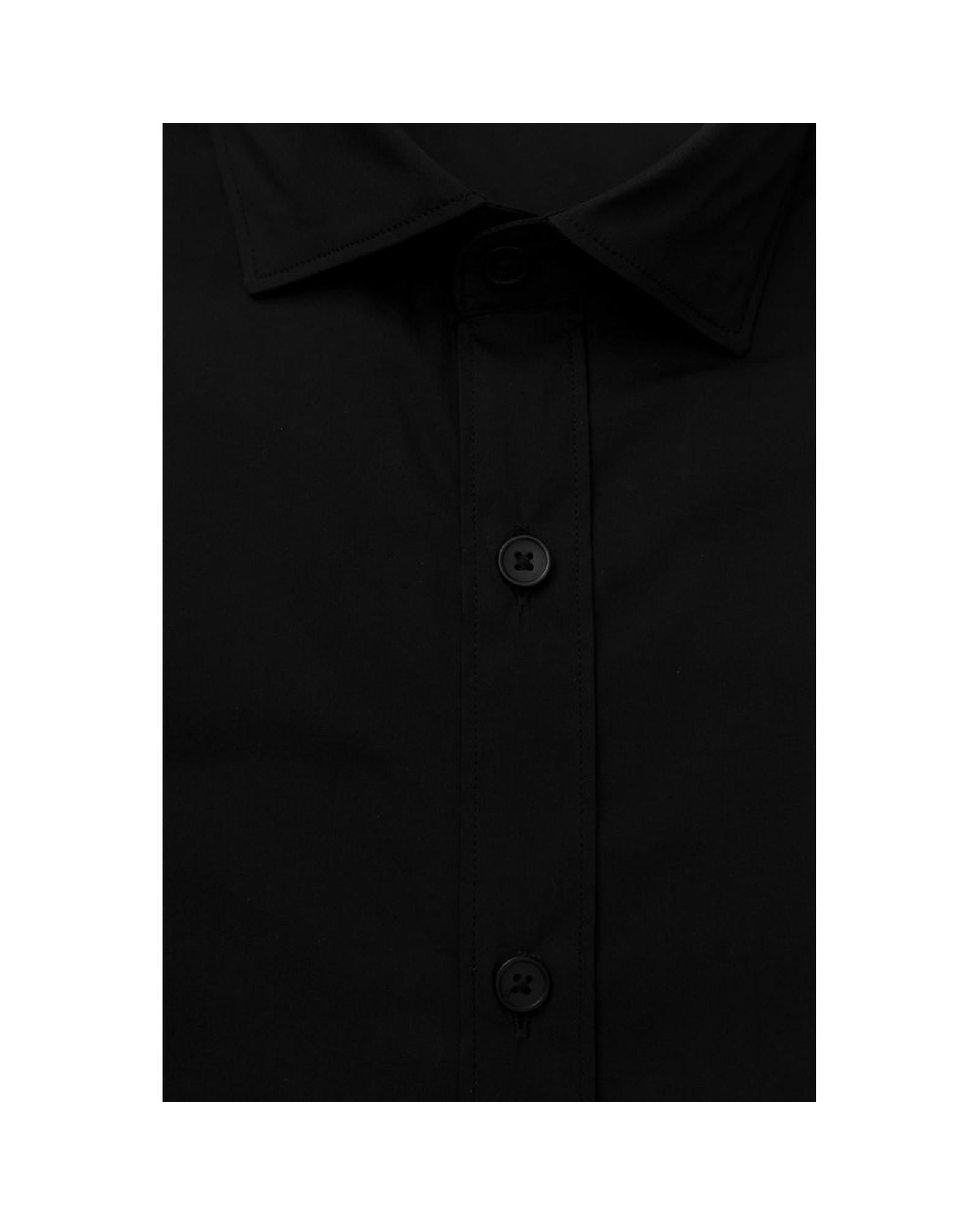 Bagutta Men's Black Cotton Shirt - XL 4