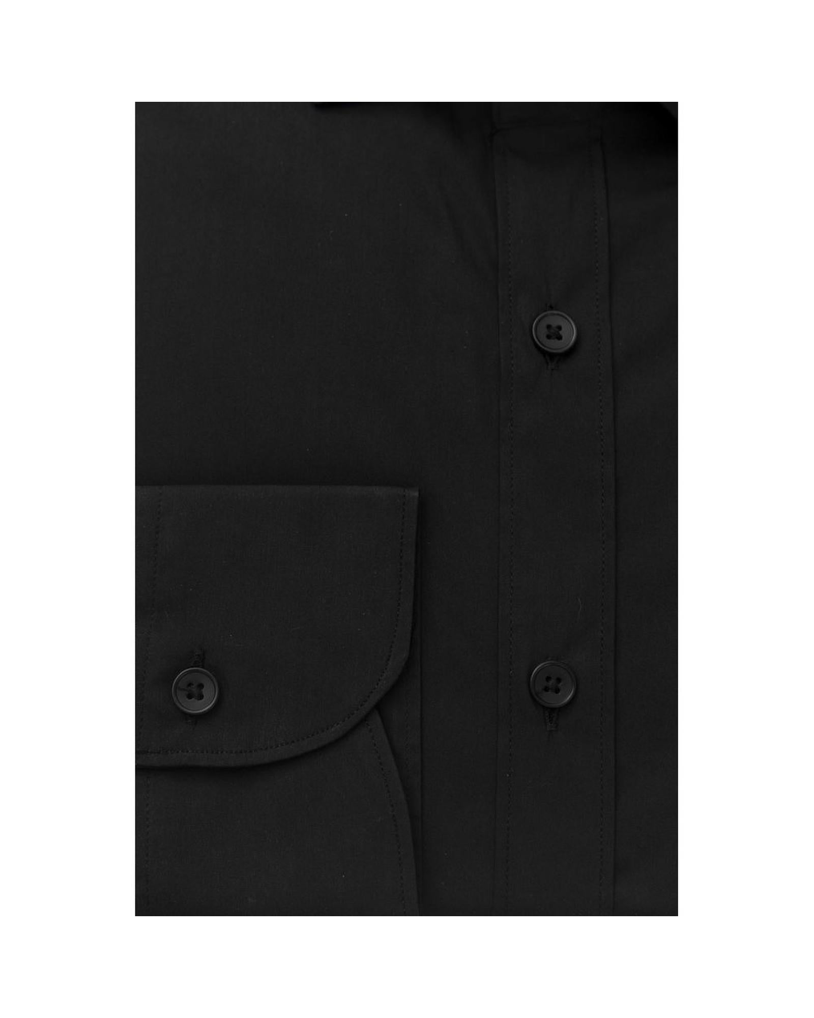 Bagutta Men's Black Cotton Shirt - 2XL 3
