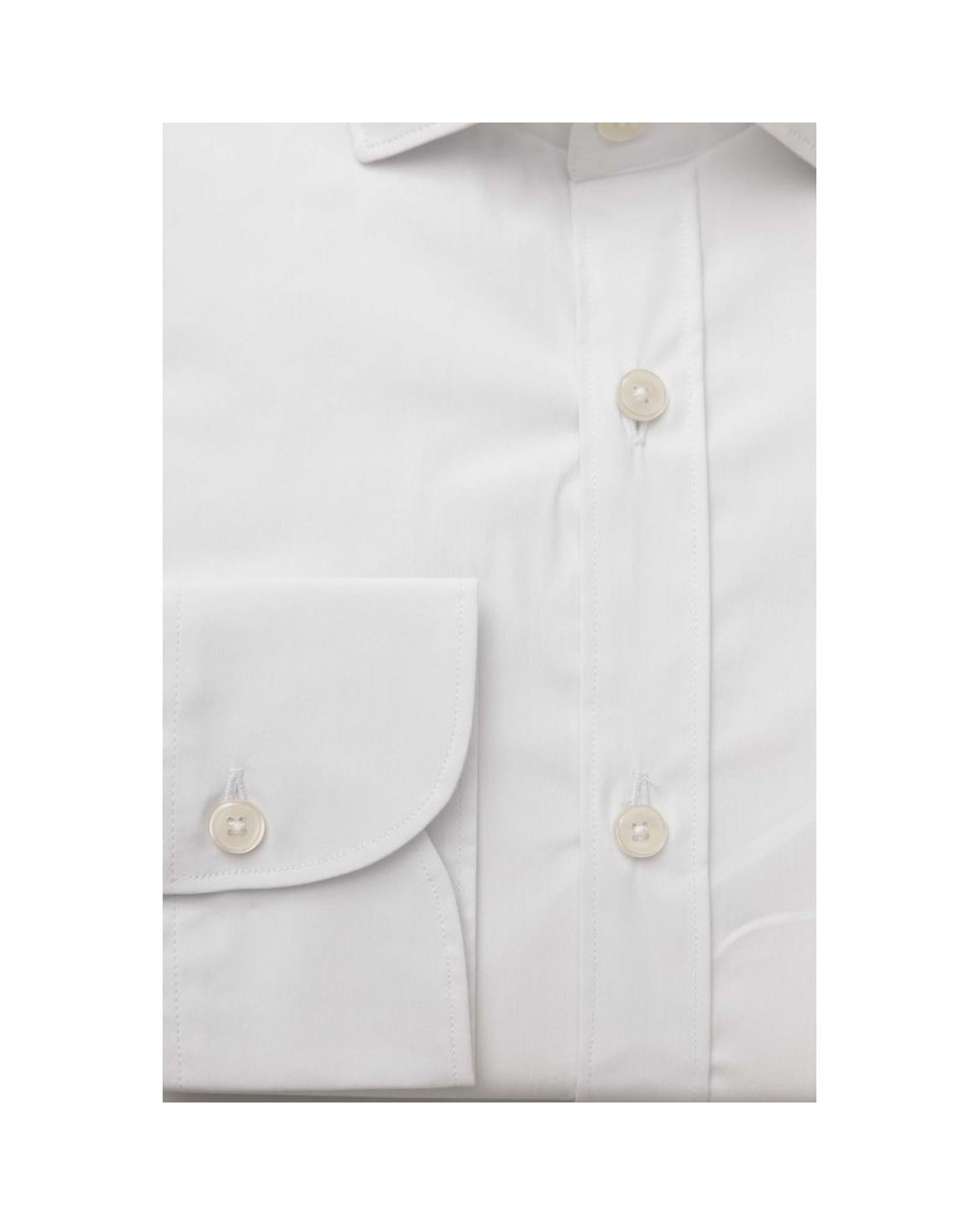 Bagutta Men's White Cotton Shirt - 2XL 3