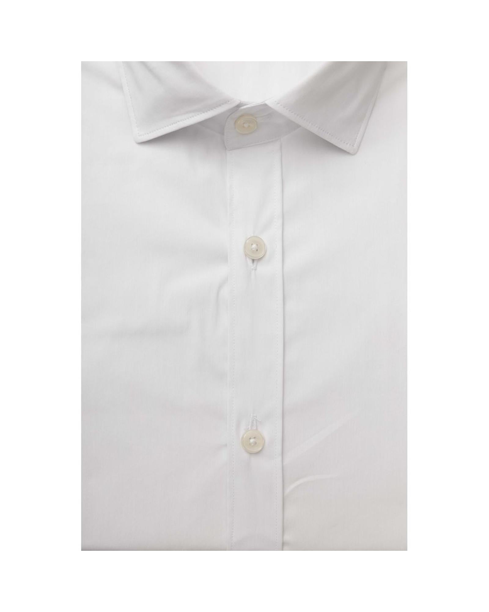 Bagutta Men's White Cotton Shirt - 2XL 4