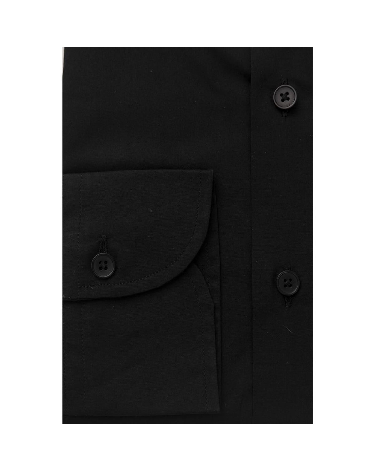 Bagutta Men's Black Cotton Shirt - 2XL 3