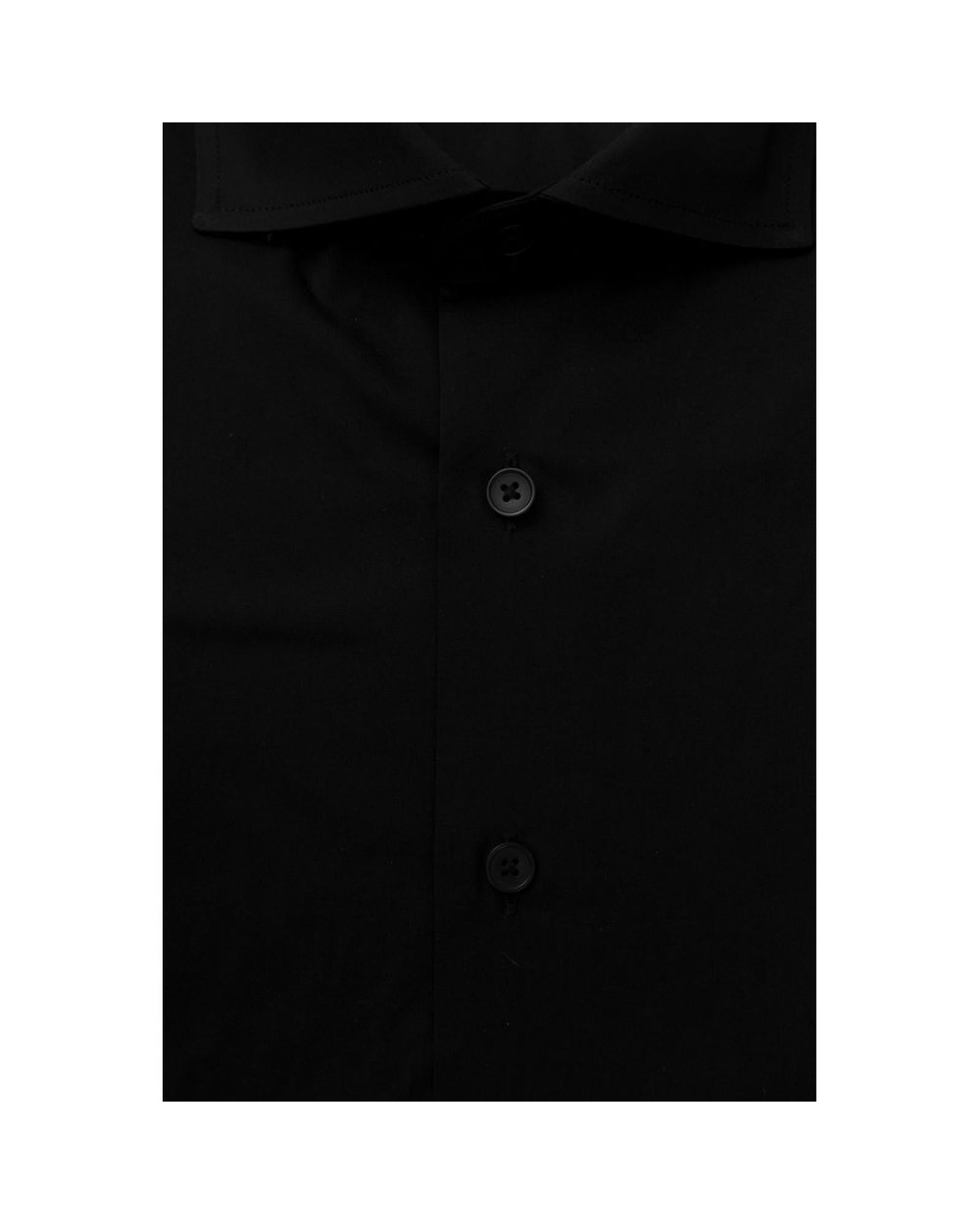 Bagutta Men's Black Cotton Shirt - 2XL 4