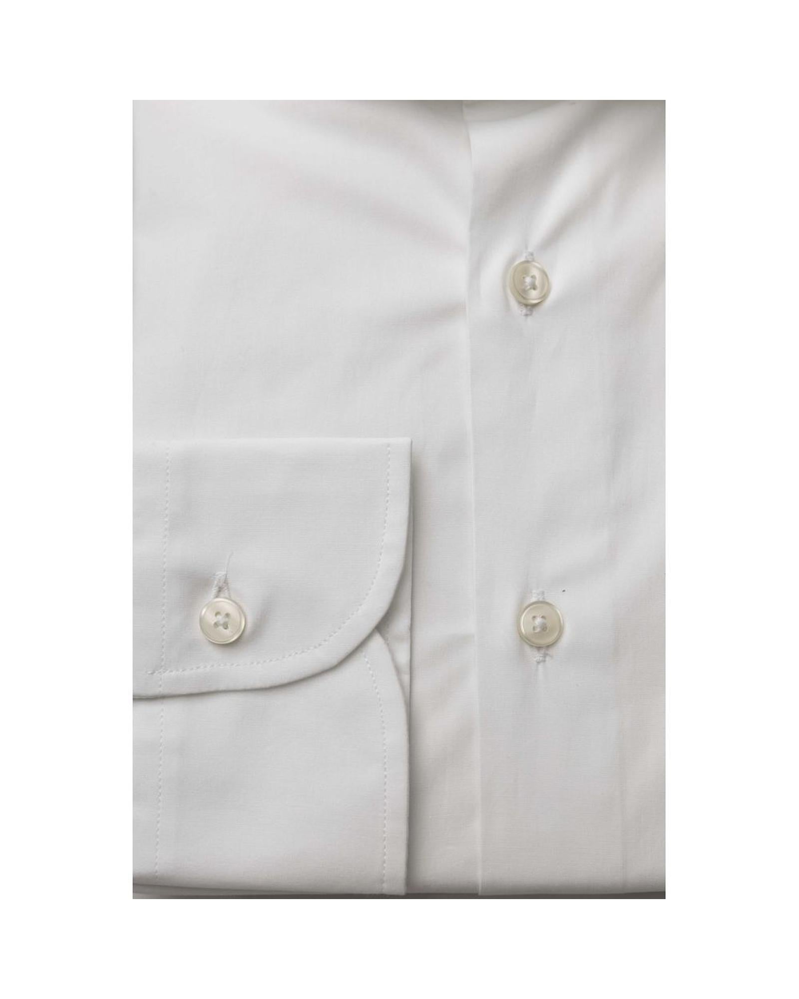 Bagutta Men's White Cotton Shirt - 2XL 3