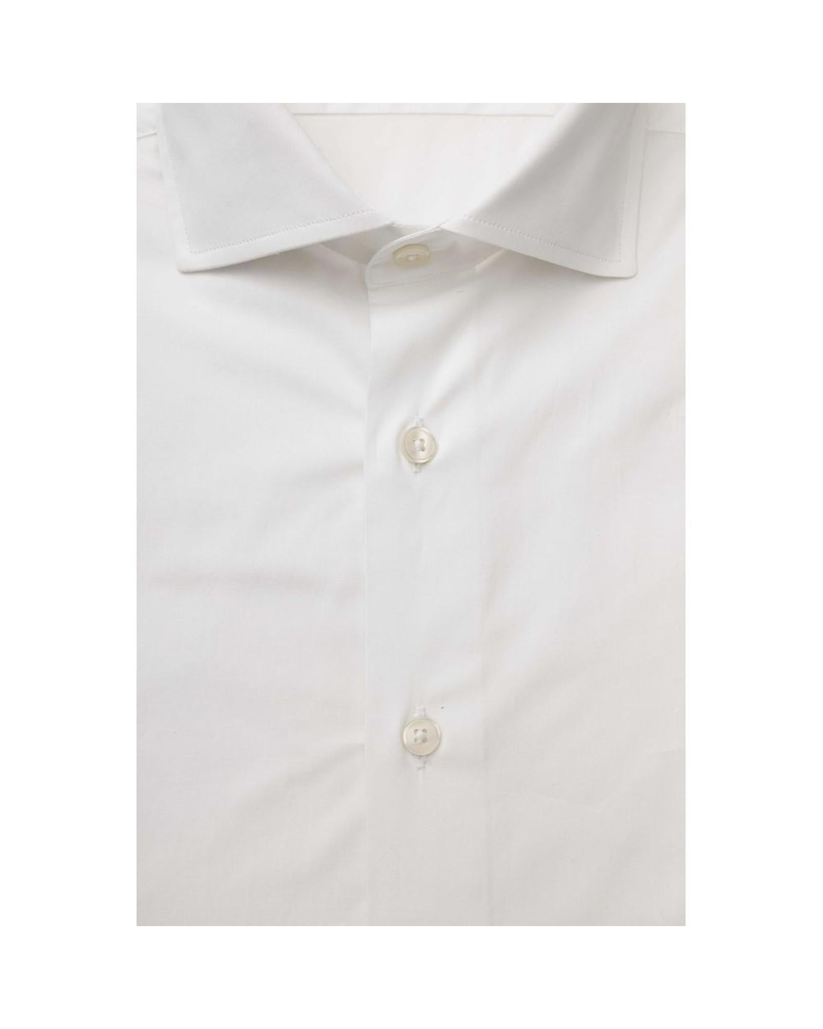 Bagutta Men's White Cotton Shirt - 2XL 4