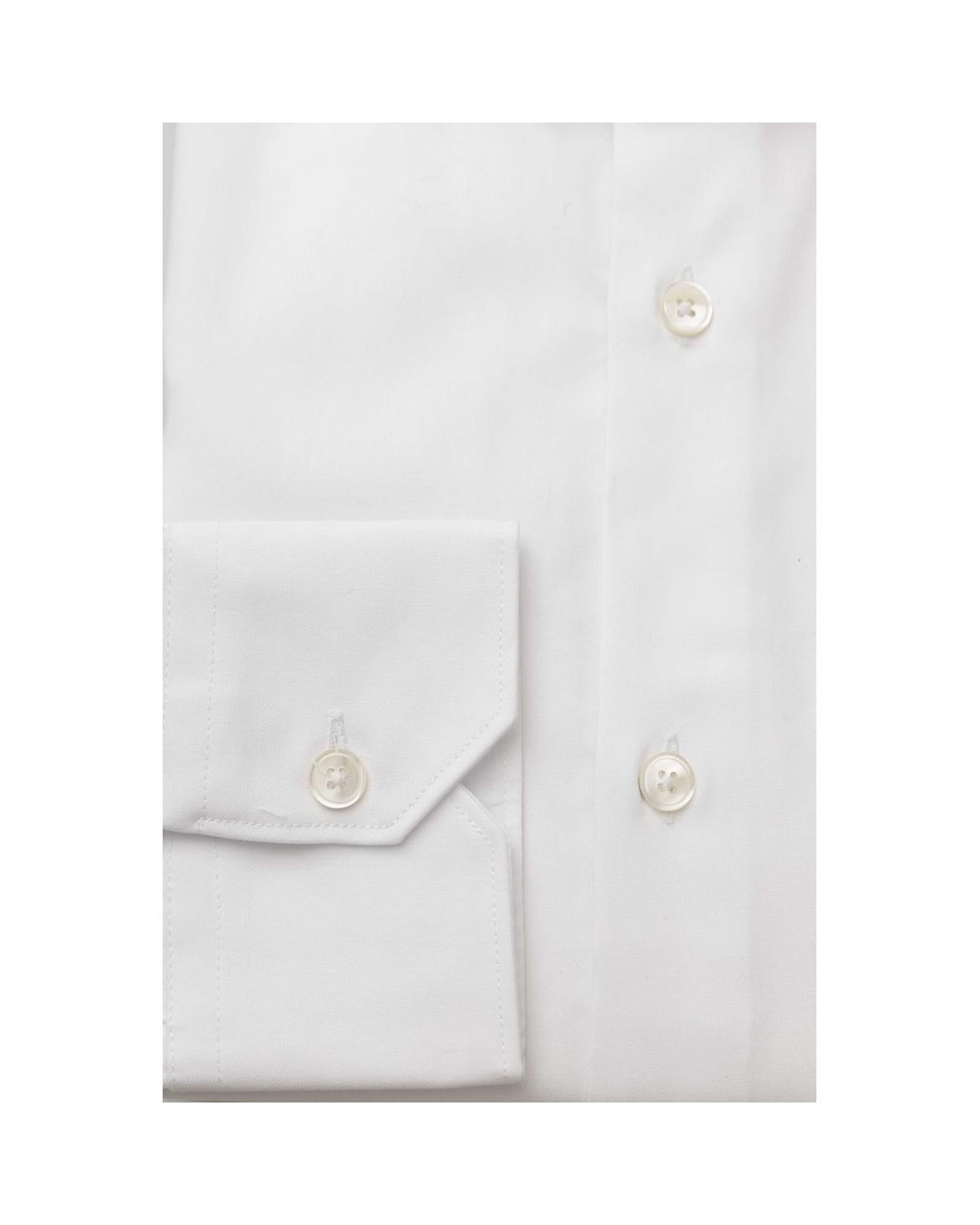 Bagutta Men's White Cotton Shirt - 2XL 3