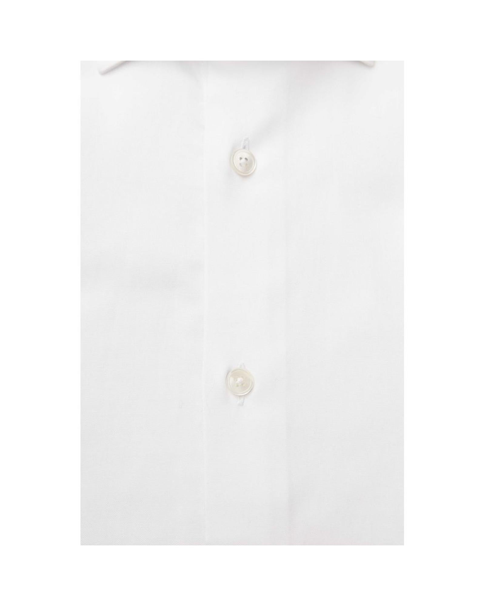 Bagutta Men's White Cotton Shirt - S 3