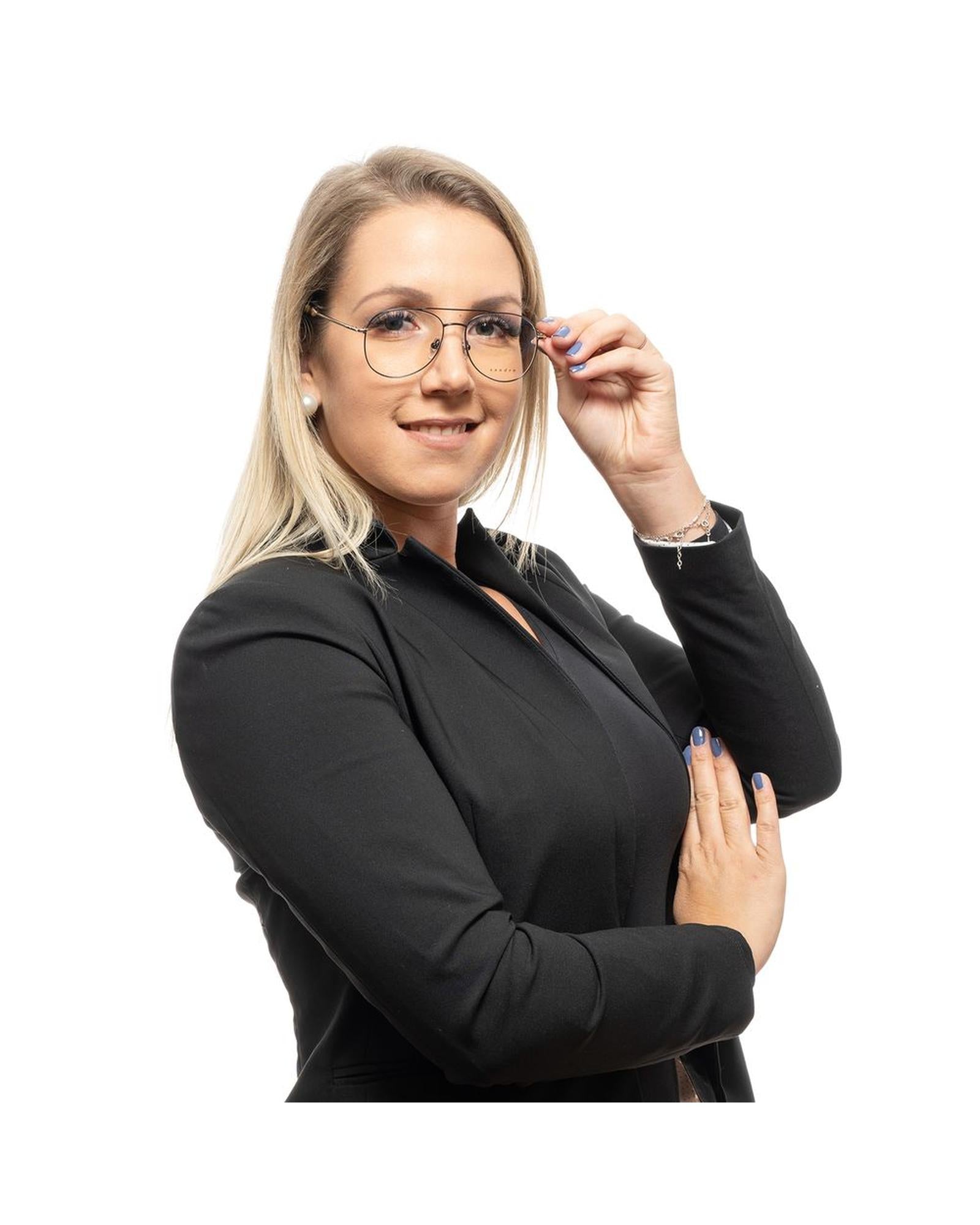 Sandro Women's Black  Optical Frames - One Size 4