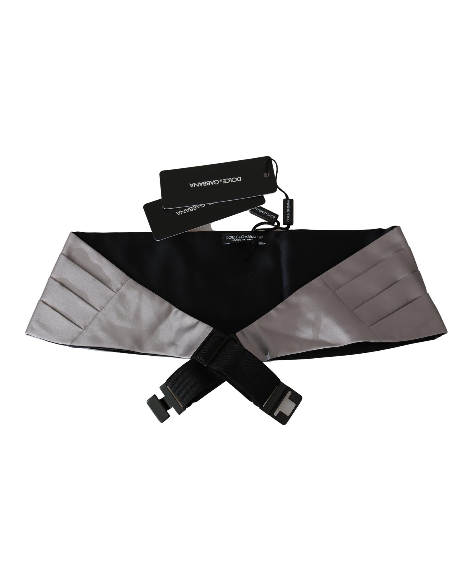 Dolce & Gabbana Silk Cummerbund with Logo Details W50 US Men 3