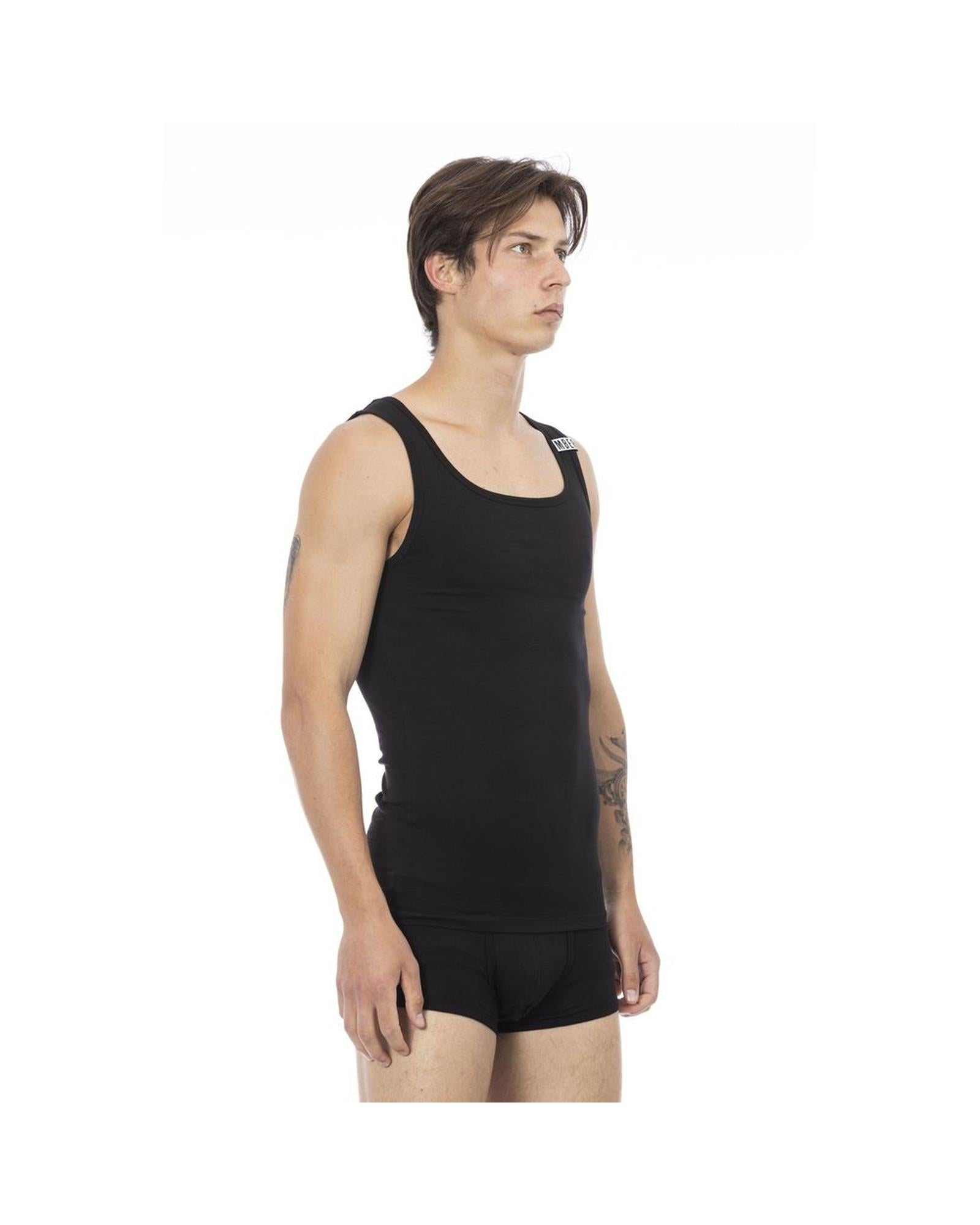 Stretch Cotton Logoed Tank Top S Men