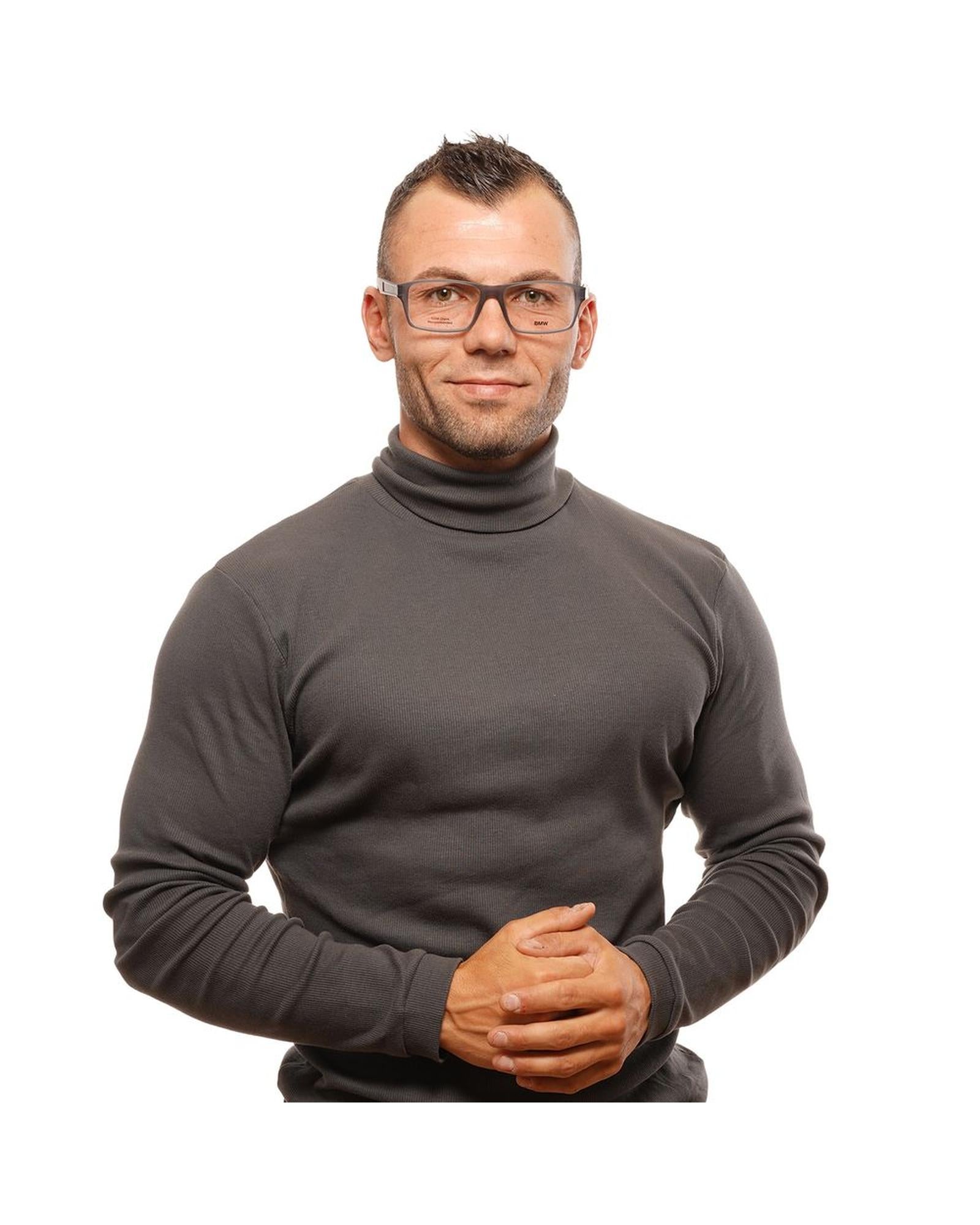 BMW Men's Gray  Optical Frames - One Size 4