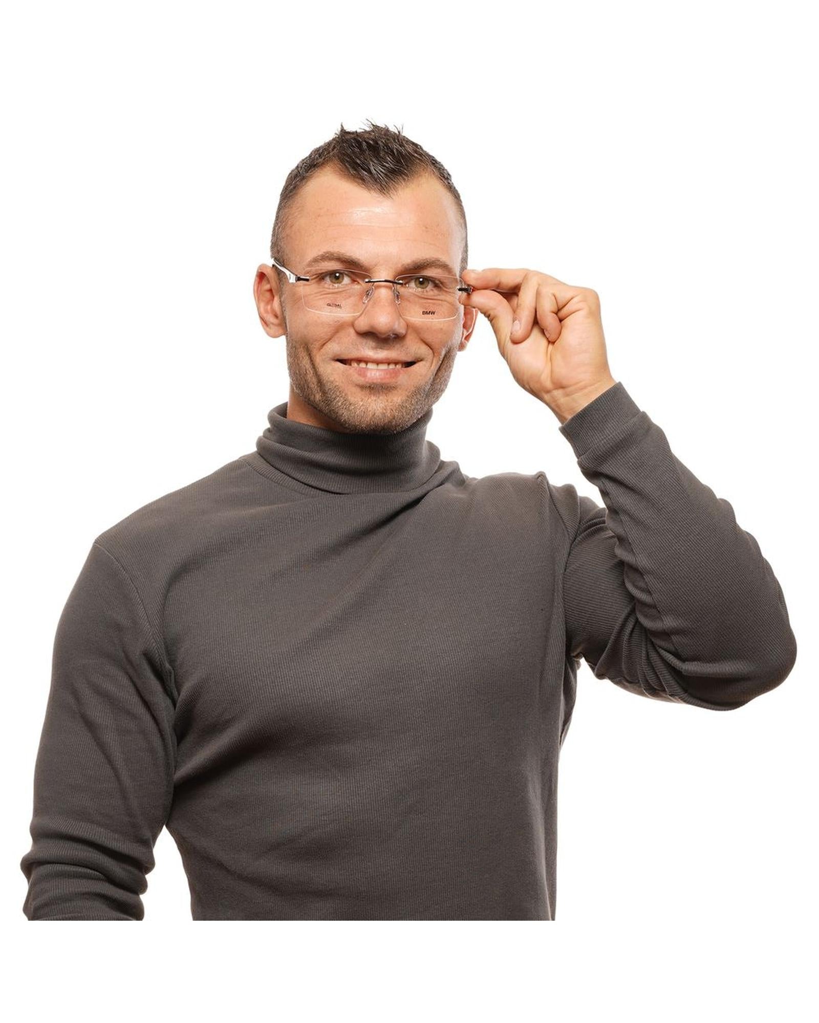 BMW Men's Gray  Optical Frames - One Size 4