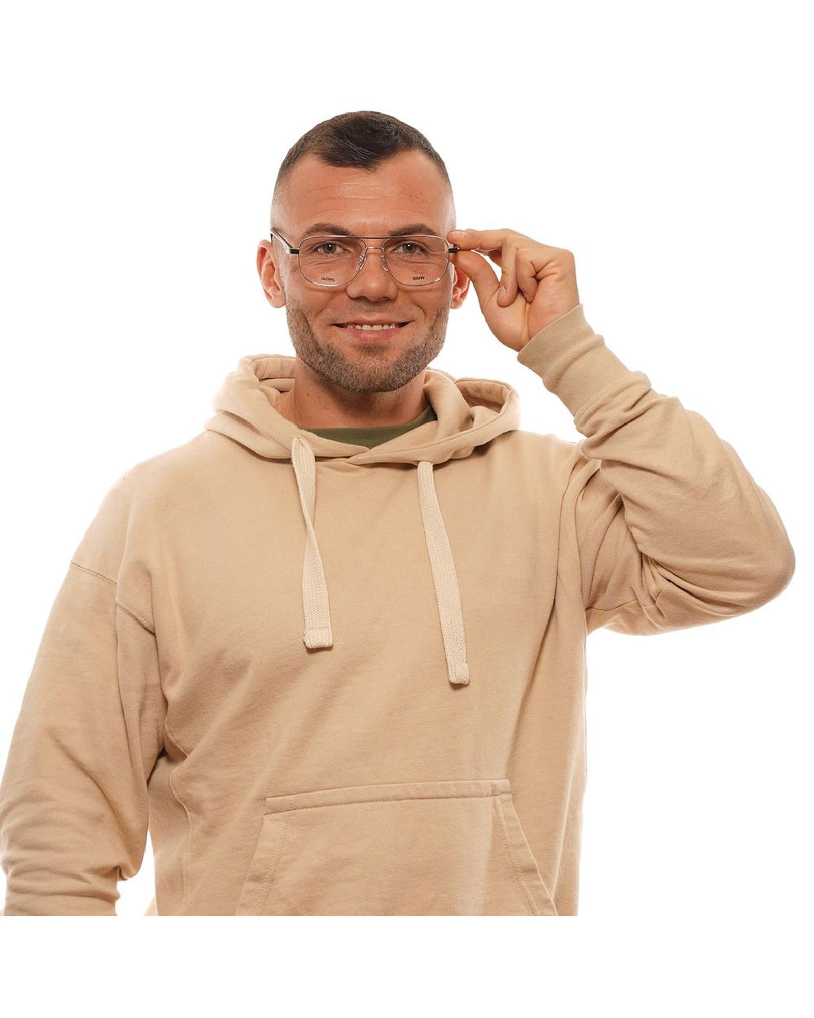BMW Men's Silver  Optical Frames - One Size 4