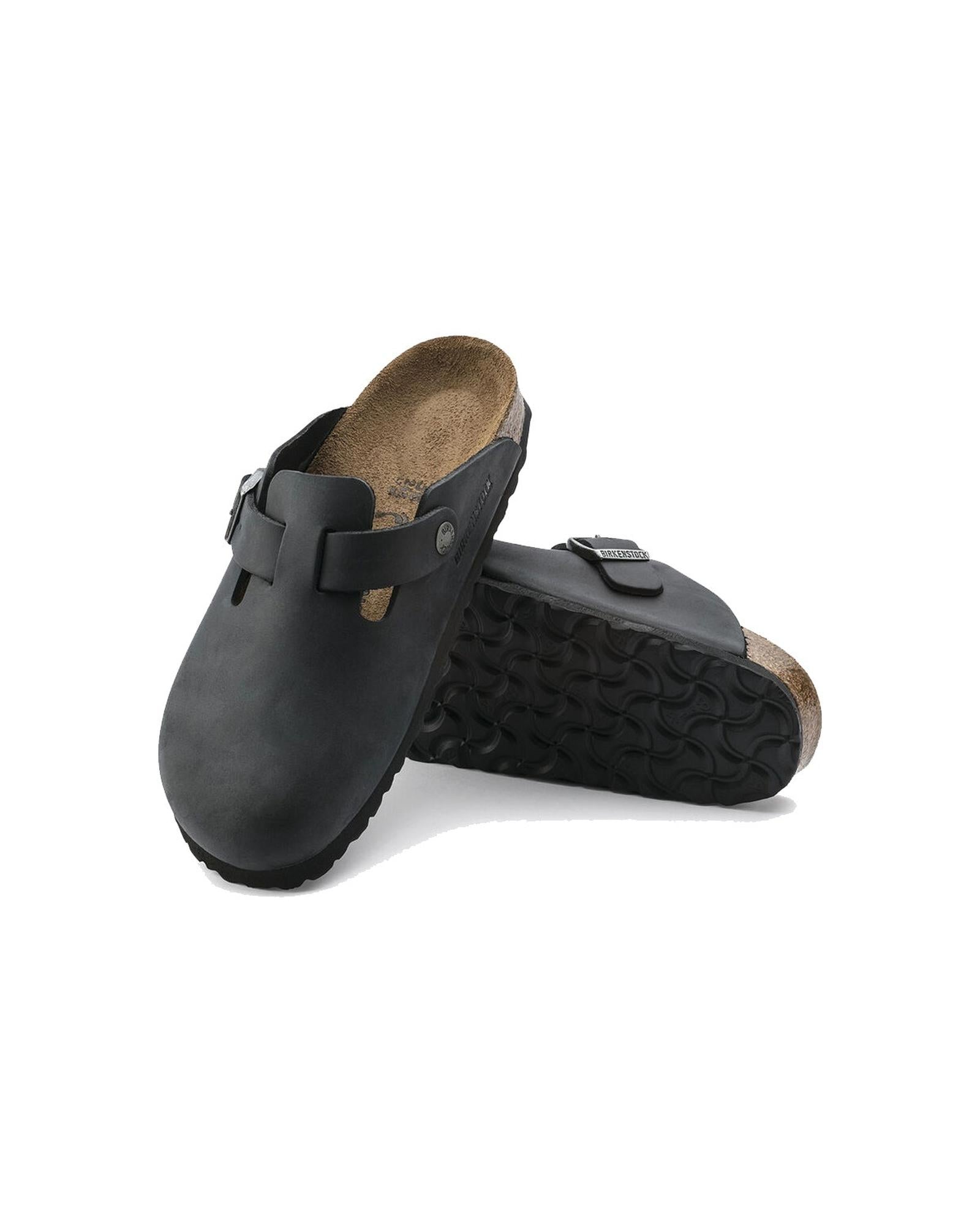 Boston FL Sandals with Cork-Latex Footbed and Leather Upper - 43 EU 3