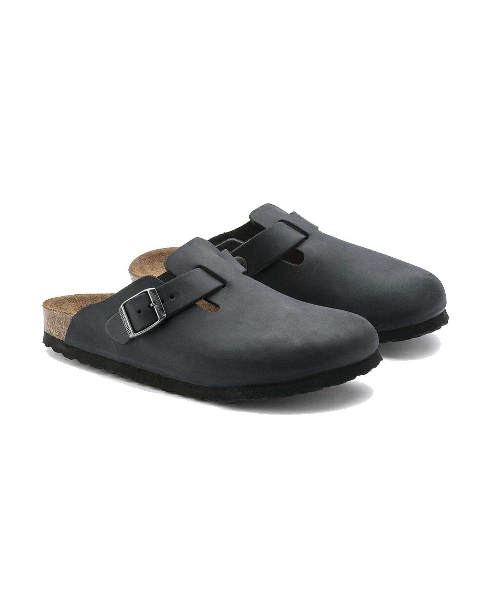Boston FL Sandals with Cork-Latex Footbed and Leather Upper - 43 EU 5