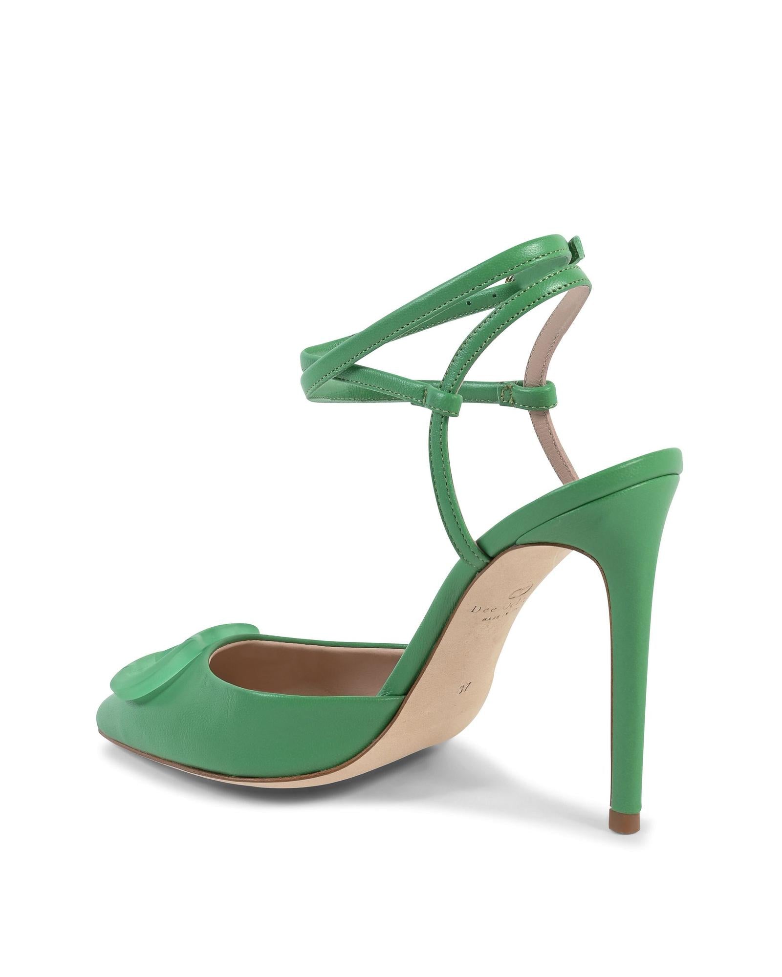 Leather Stiletto Pump - 39 EU 3