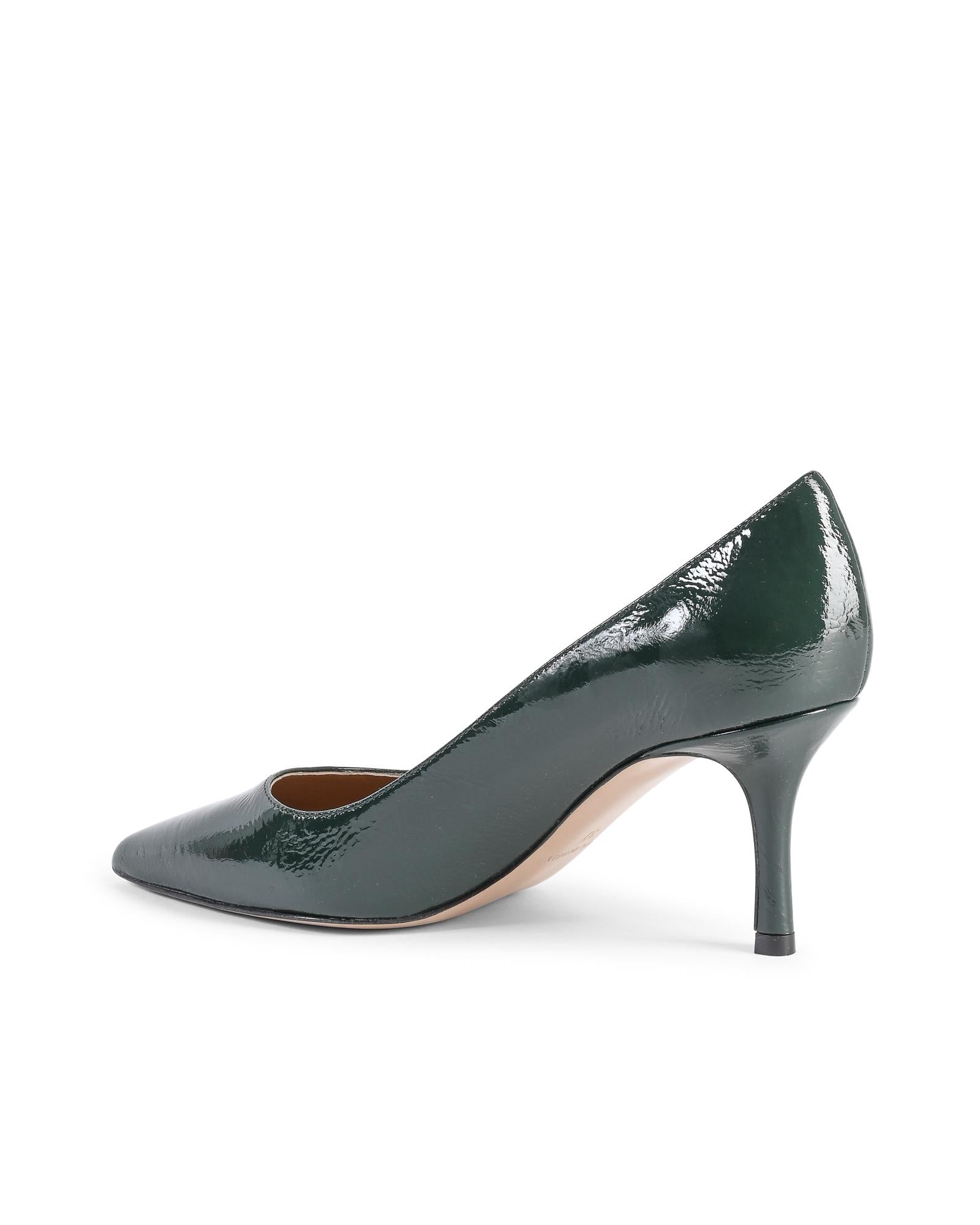 Leather High-Heeled Pumps - 40 EU 3