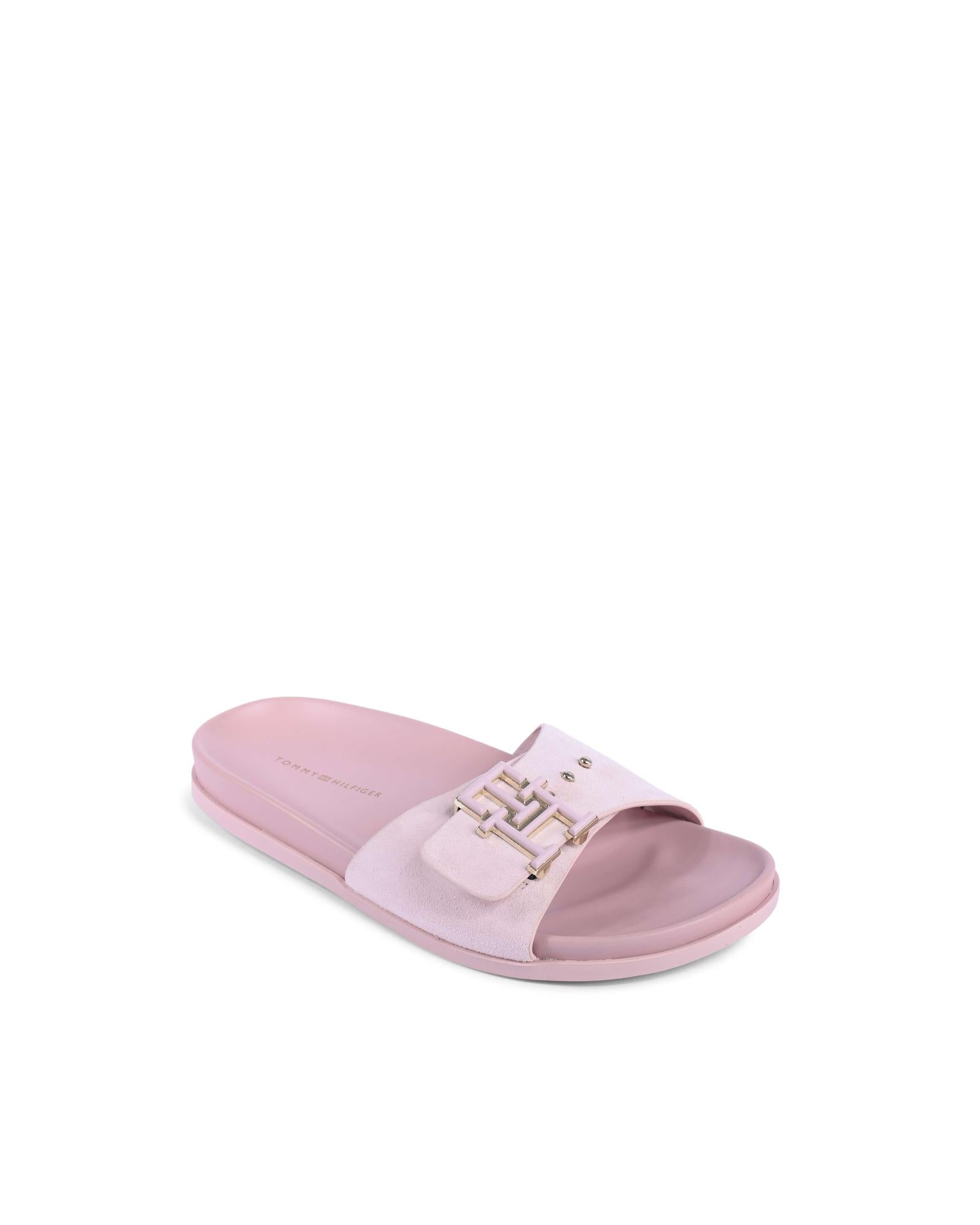 Suede Buckle Slides - 38 IT