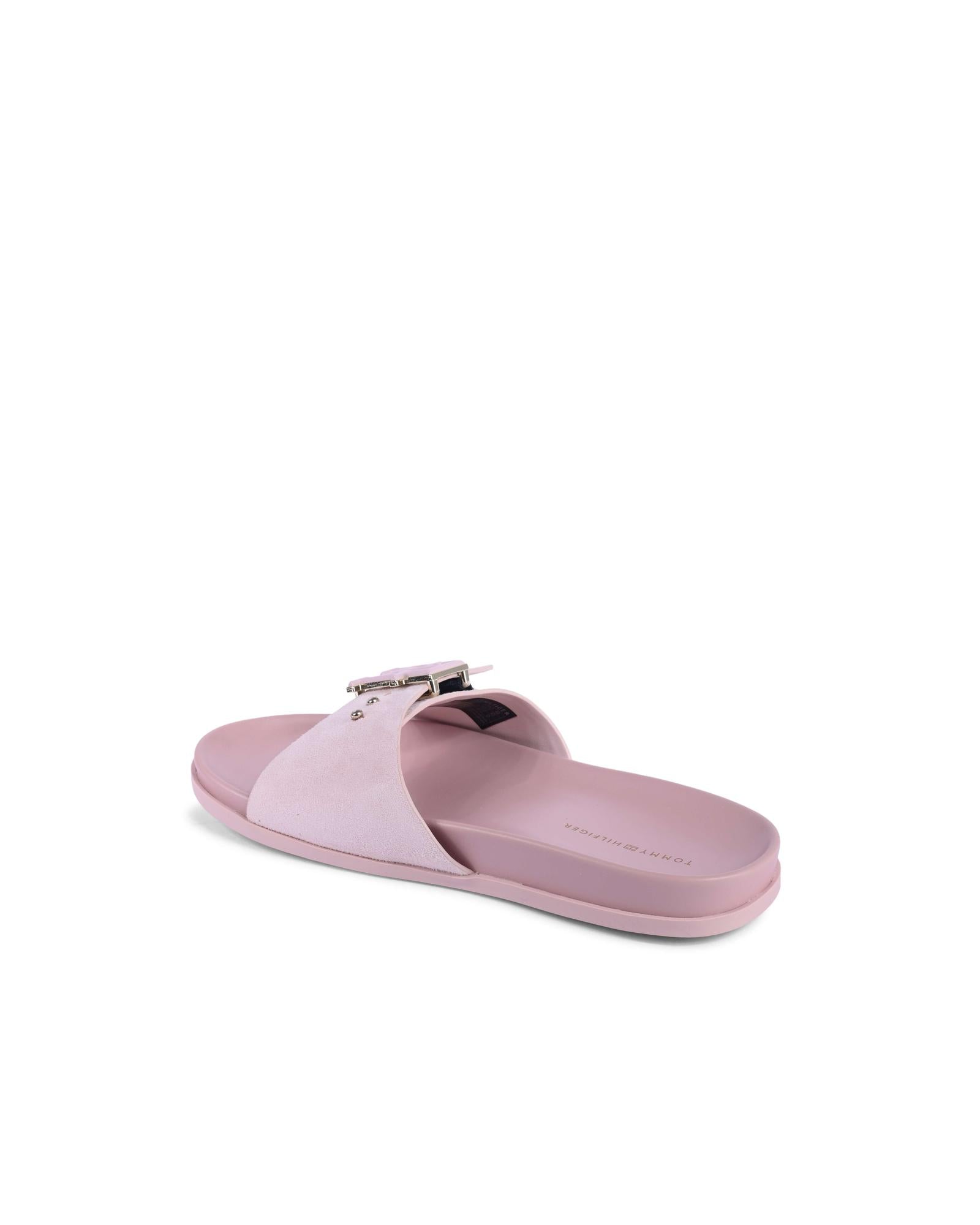Suede Buckle Slides - 40 IT
