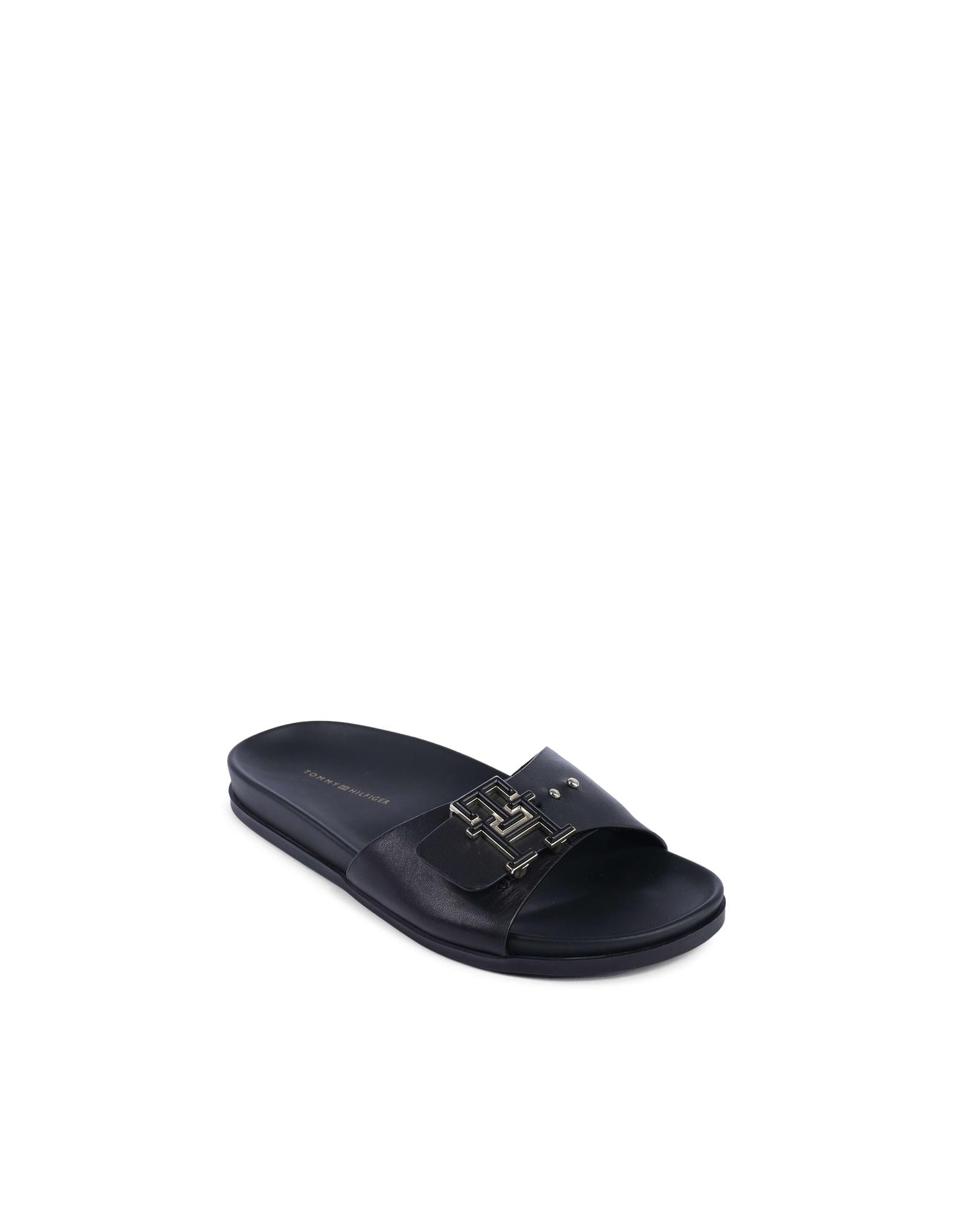 Leather Buckle Slides - 38 IT