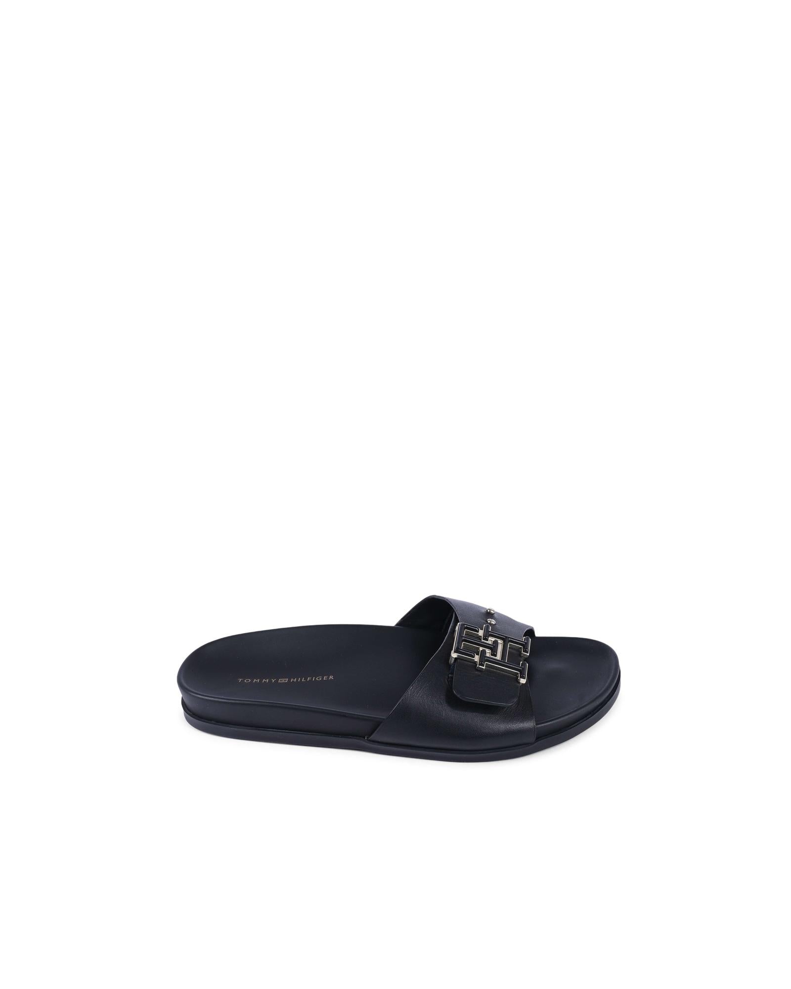 Leather Buckle Slides - 41 EU