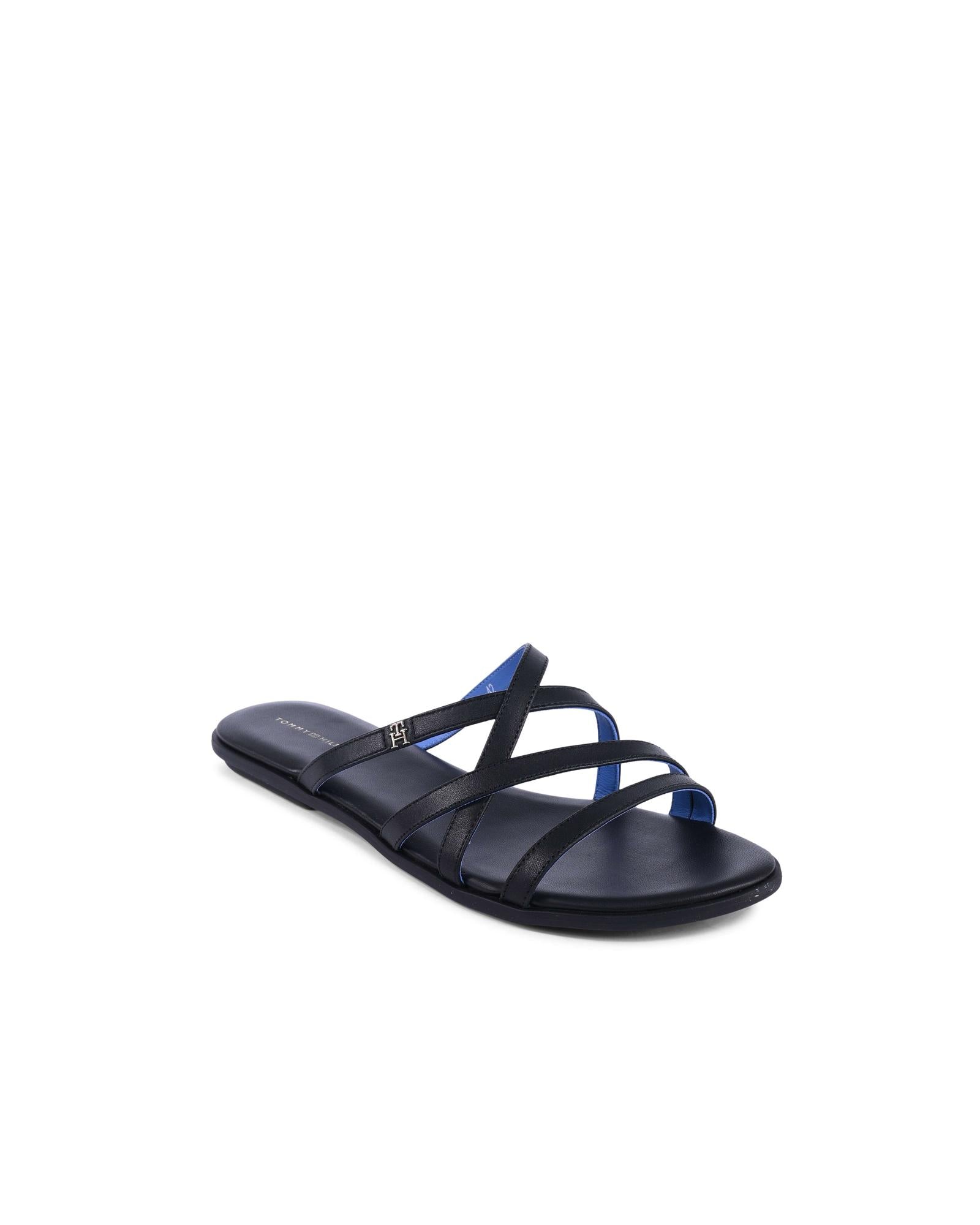 Flat Leather Sandals Multiple Straps - 42 IT