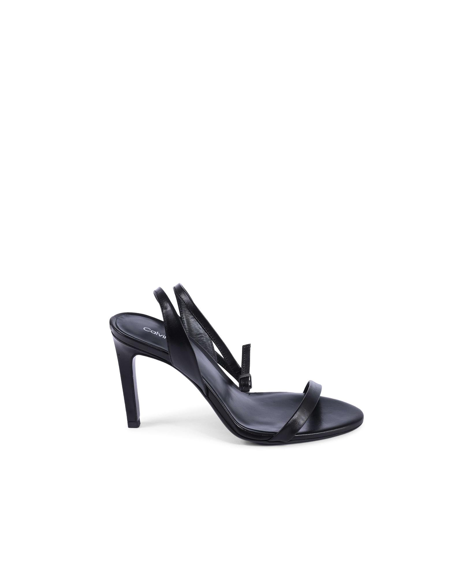 Elegant Leather Sandal Made in Italy - 38 IT