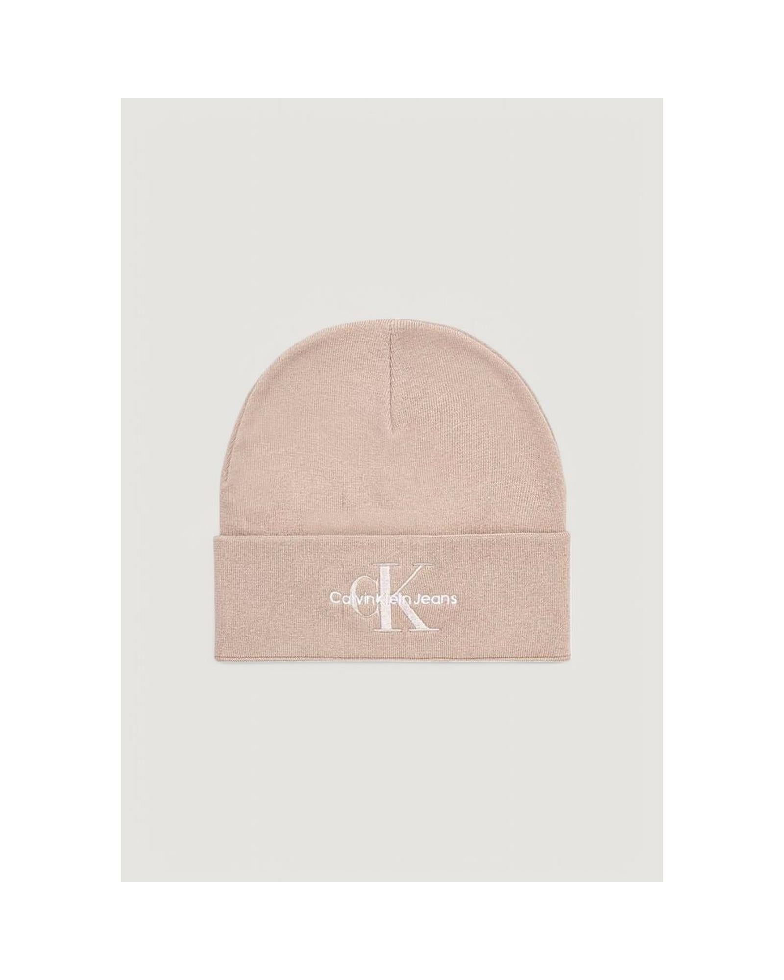 Calvin Klein Jeans Women's Beige Cotton Hat - One Size