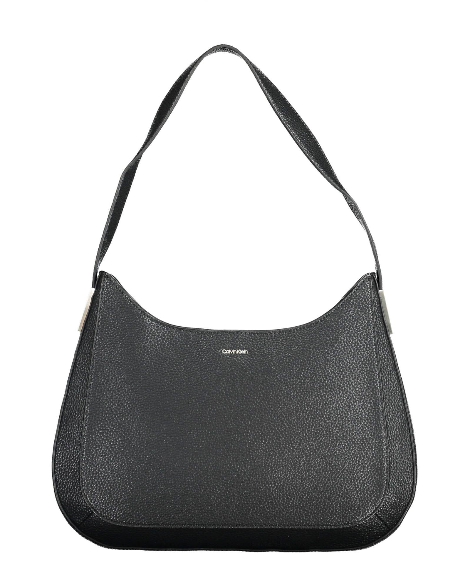 Calvin Klein Women's Elegant Black One-Shoulder Handbag - One Size