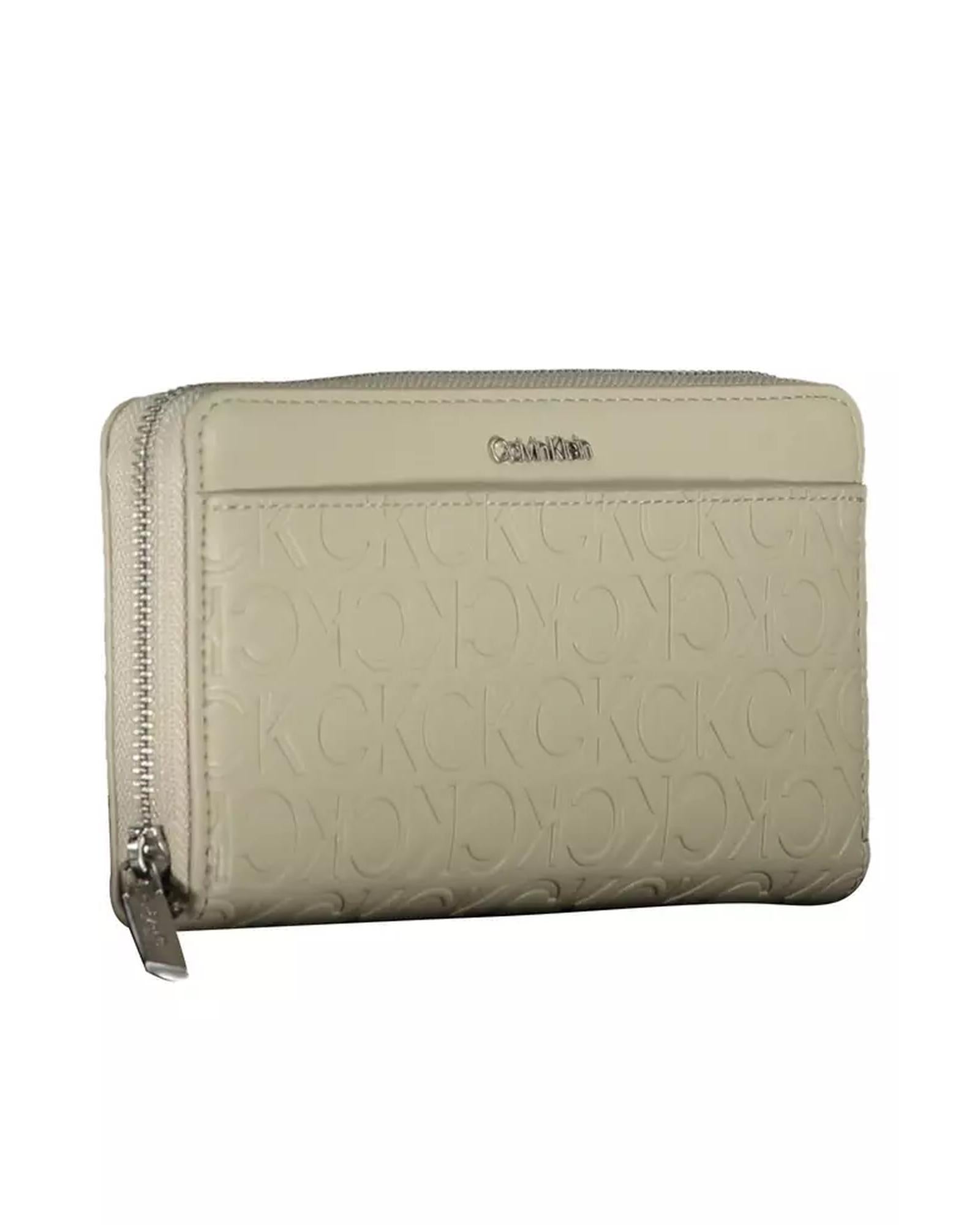 Calvin Klein Women's Beige Polyethylene Wallet - One Size 3